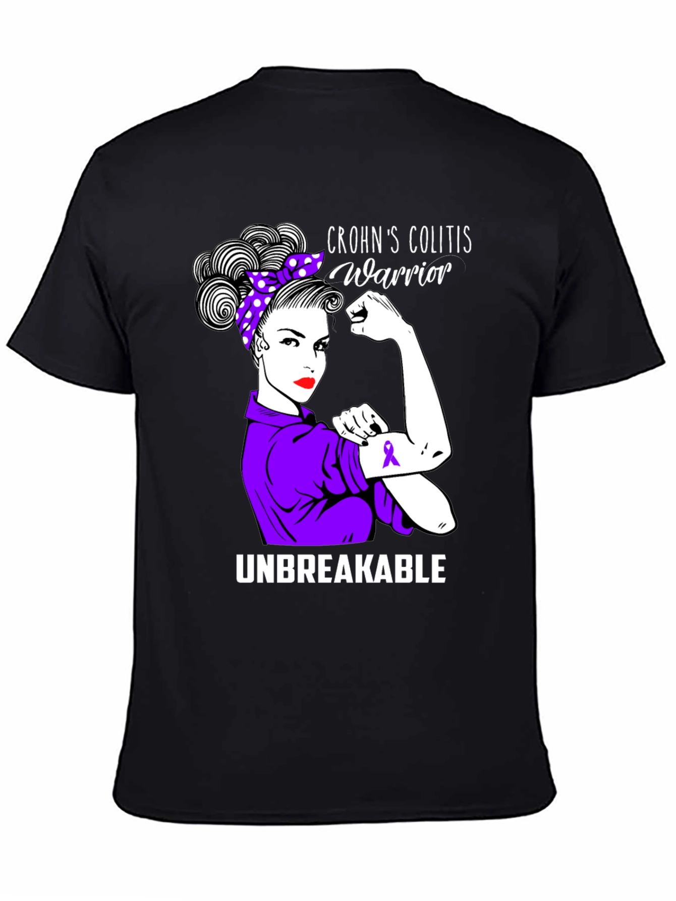 Crohns Colitis Warrior Unbreakable T-Shirt