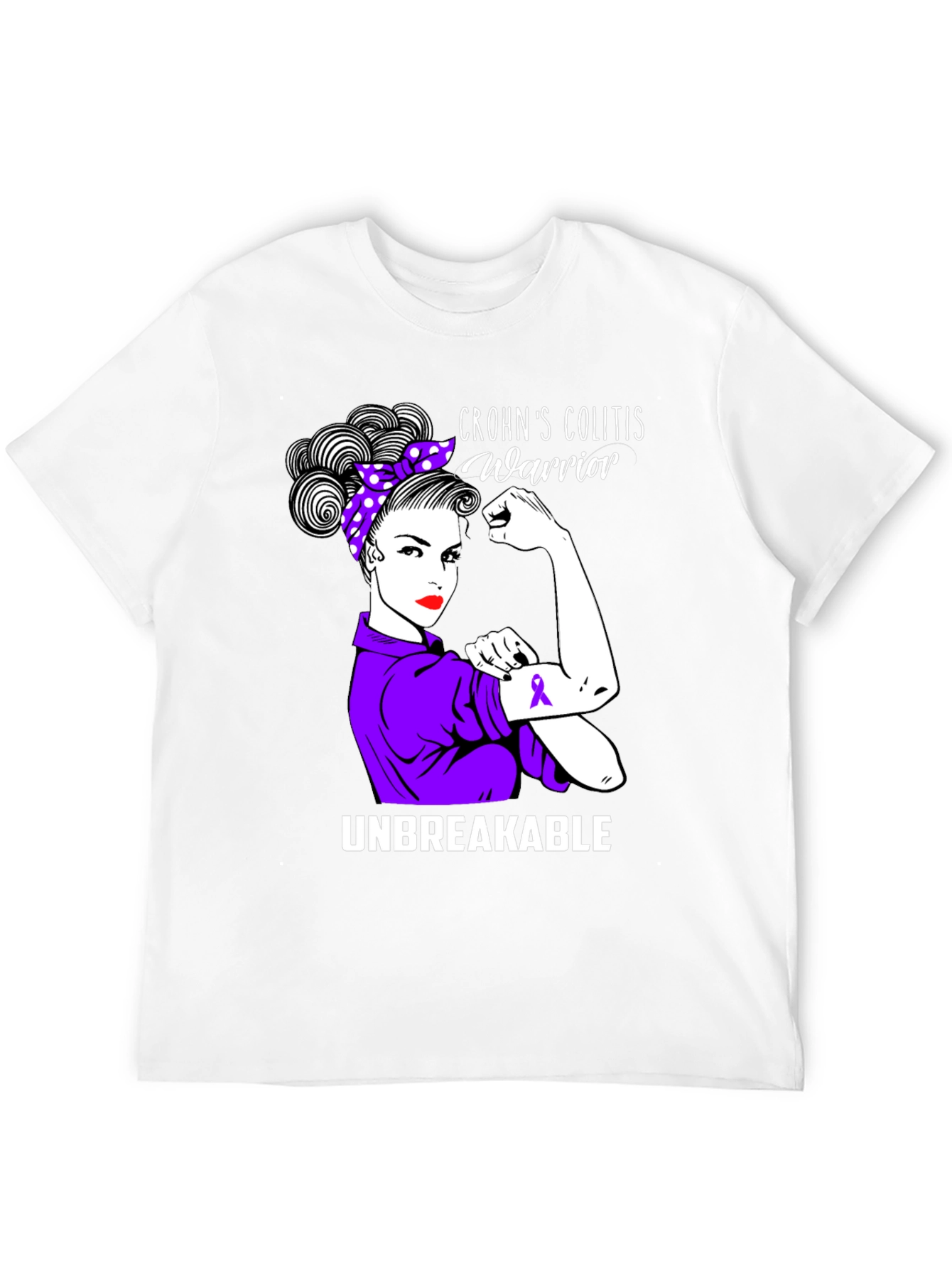 Crohns Colitis Warrior Unbreakable T-Shirt