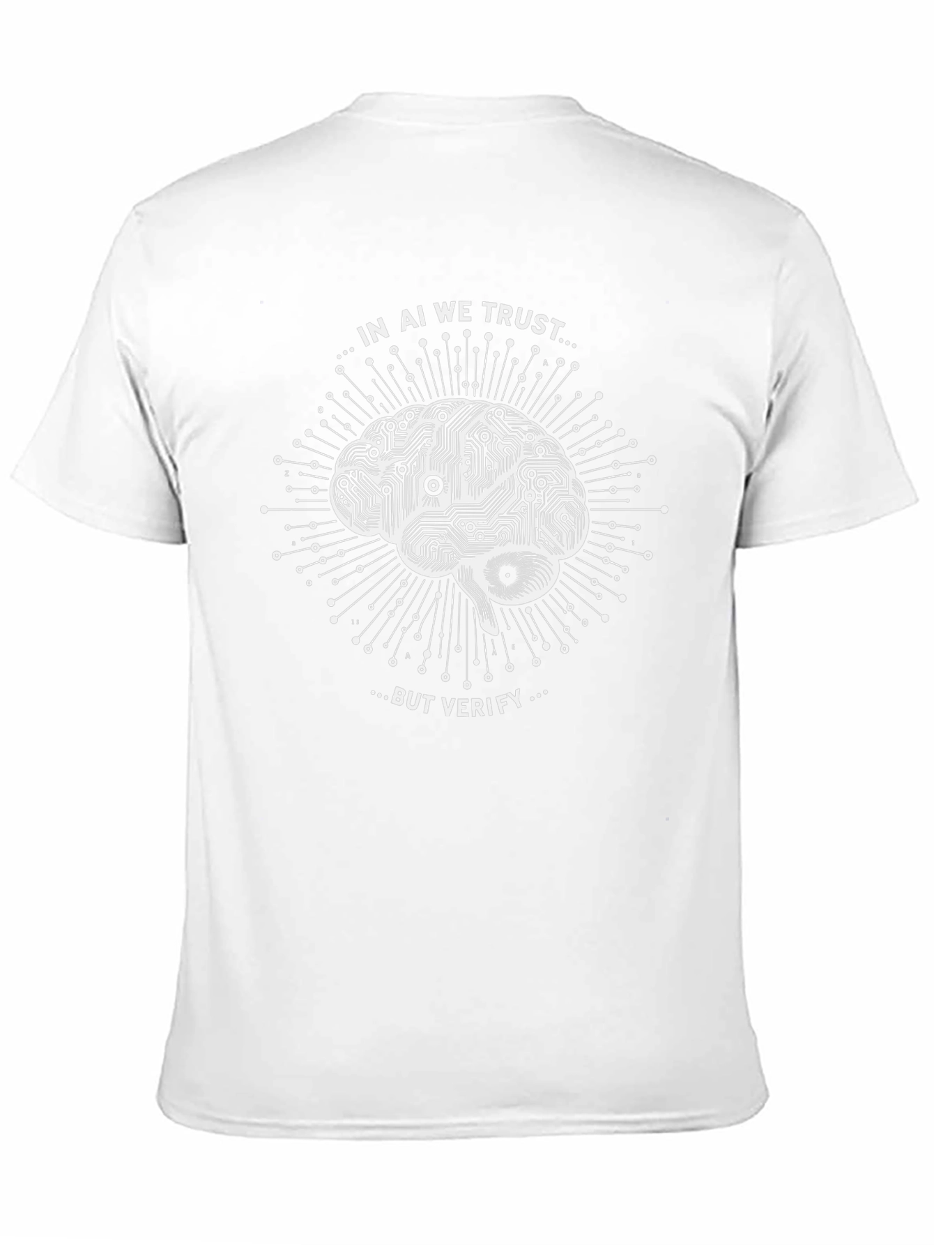 AI Trust T-Shirt - Black Graphic Tee