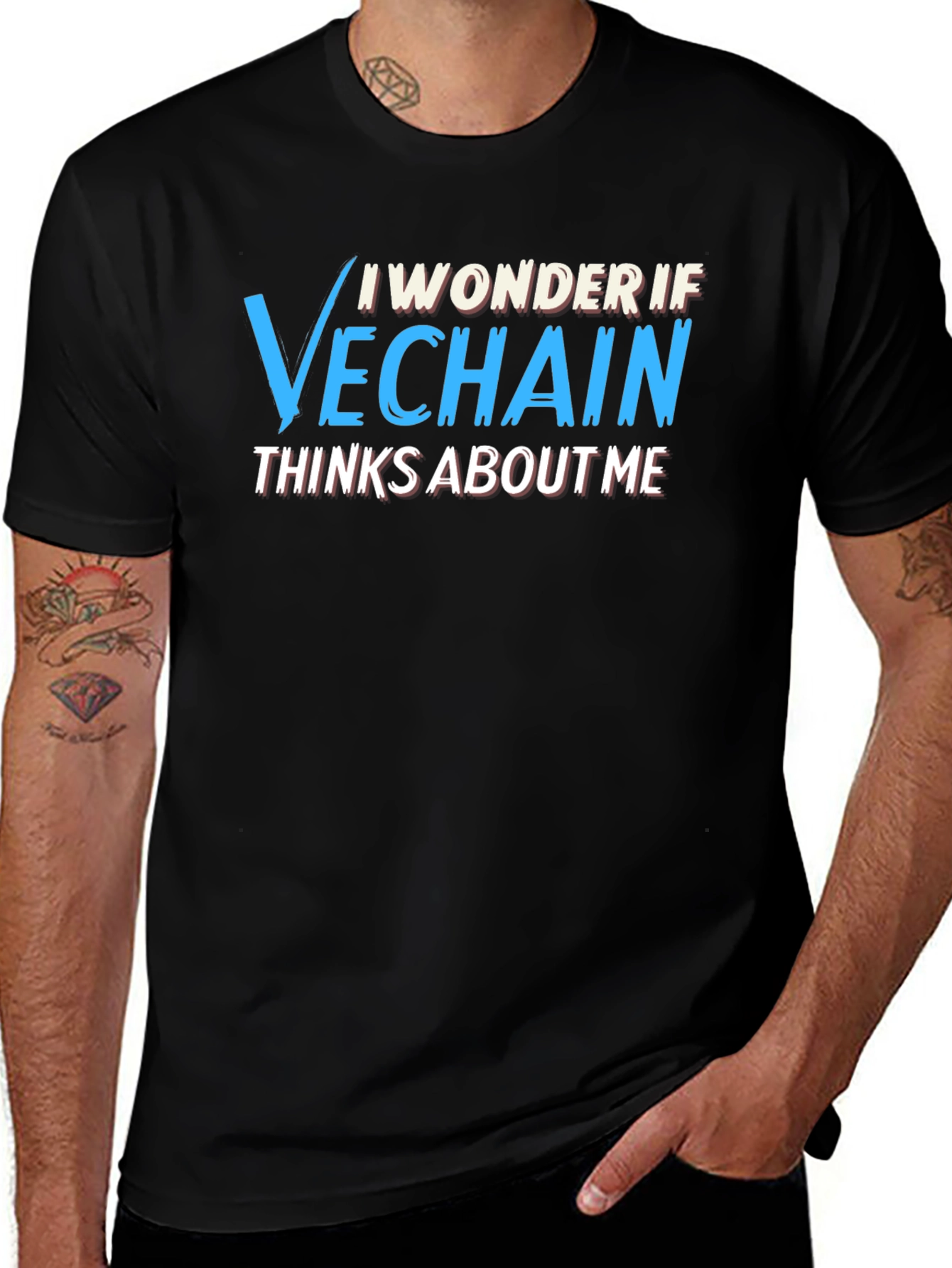 VeChain Crypto T-Shirt - I Wonder If...