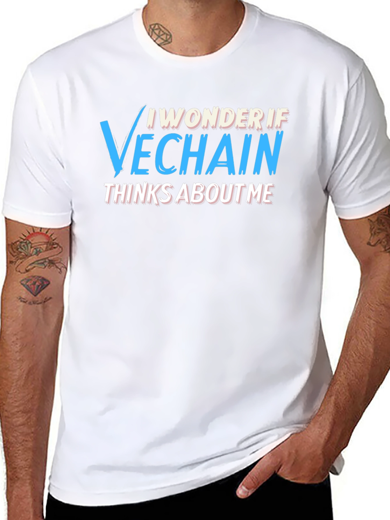 VeChain Crypto T-Shirt - I Wonder If...