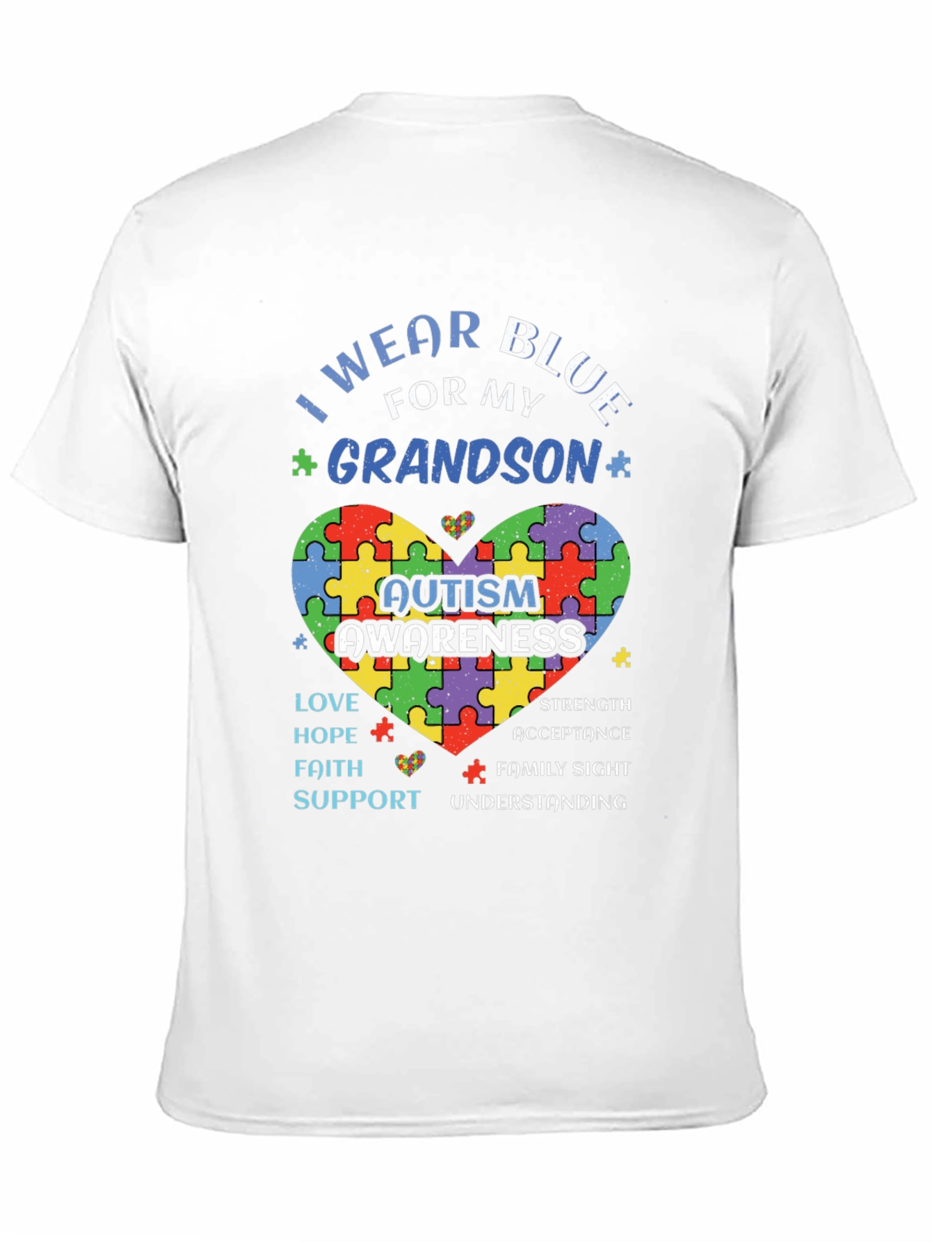Autism Awareness Grandson T-Shirt
