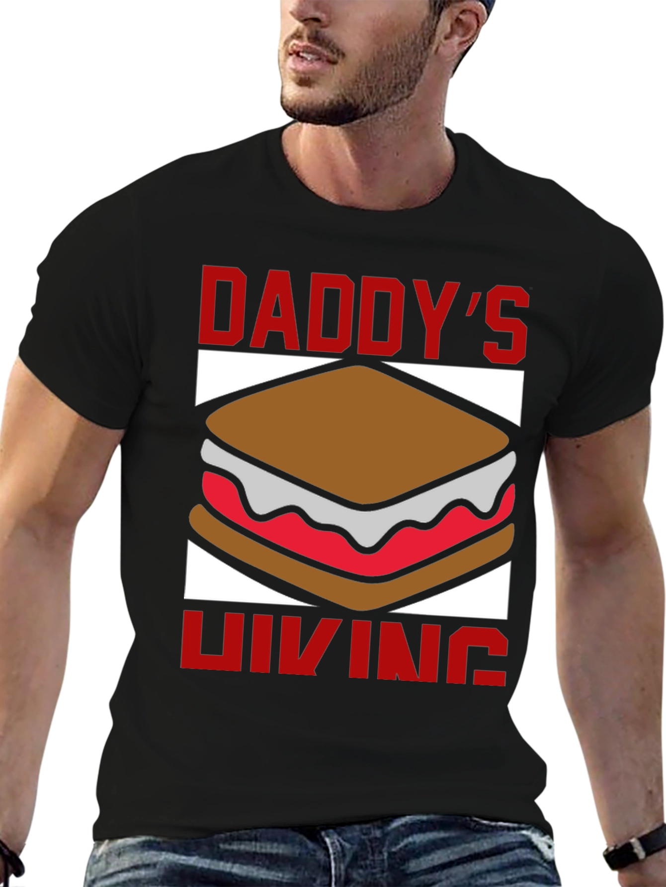 Daddys Smore Living Black T-Shirt