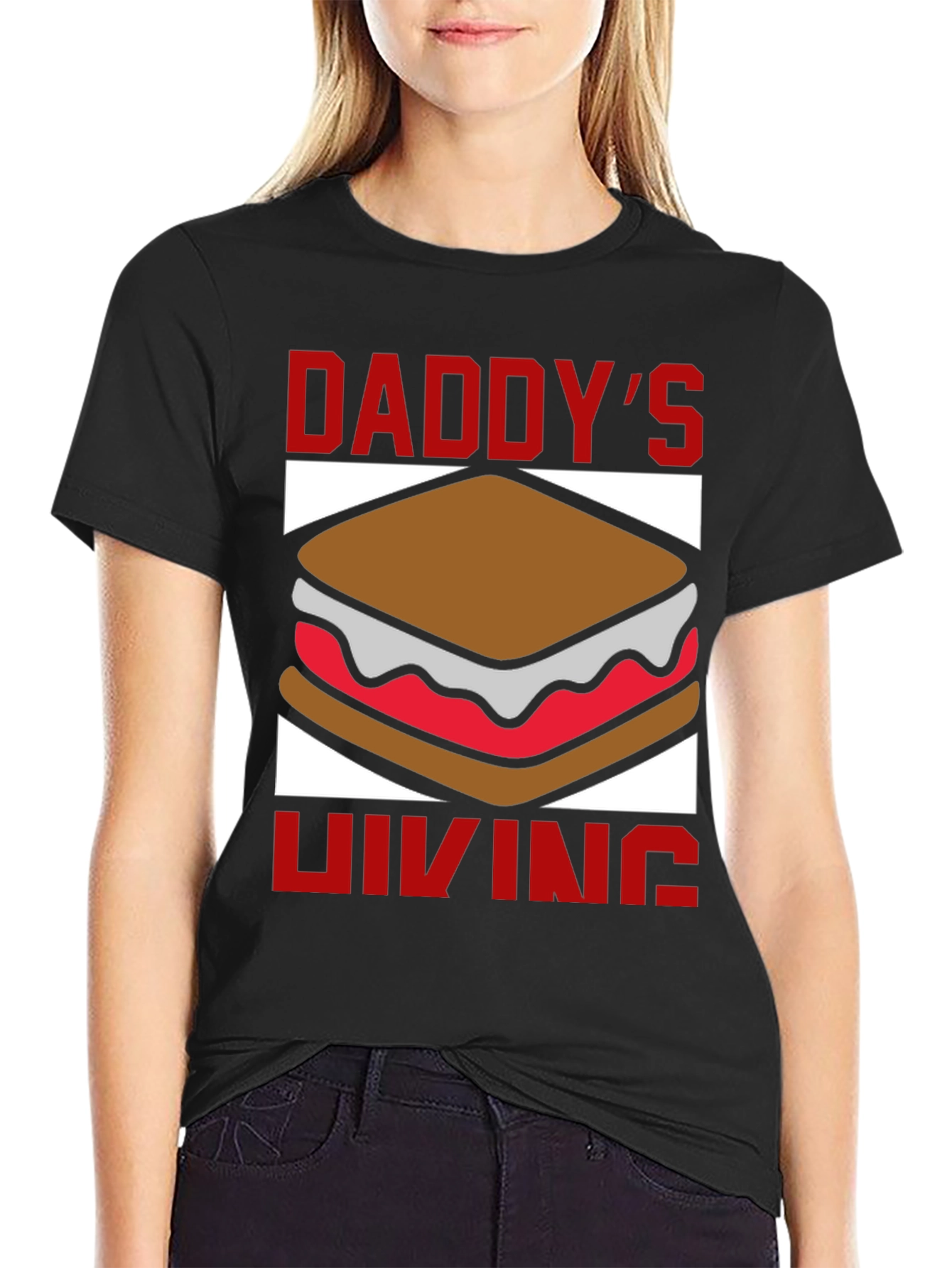 Daddys Smore Living Black T-Shirt