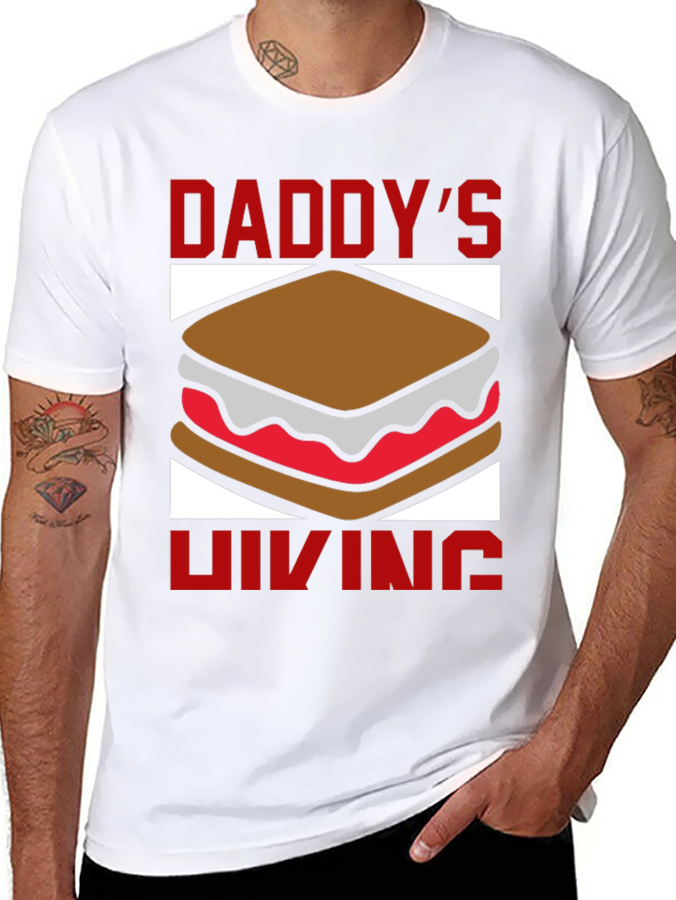 Daddys Smore Living Black T-Shirt