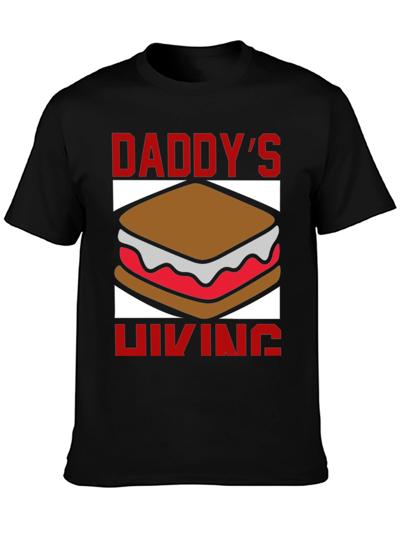 Daddys Smore Living Black T-Shirt