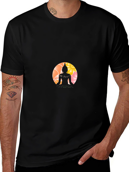 Enlightened Within T-Shirt - Meditative Design