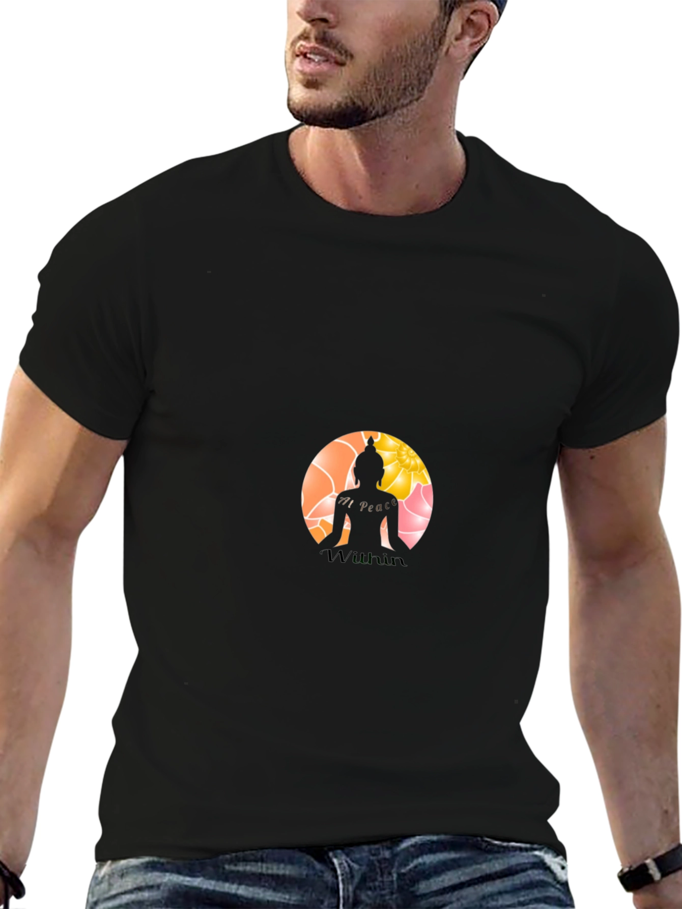 Enlightened Within T-Shirt - Meditative Design