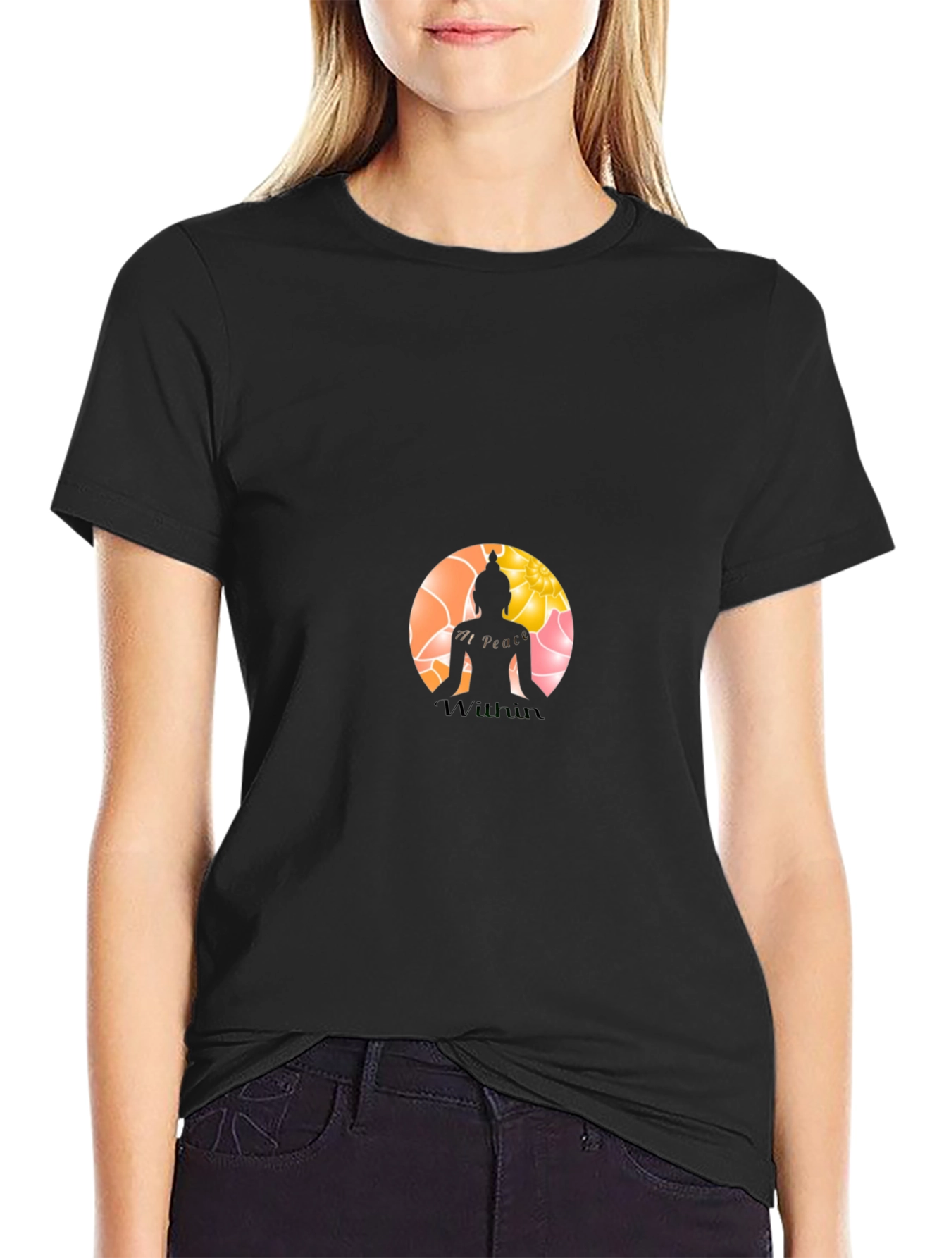 Enlightened Within T-Shirt - Meditative Design
