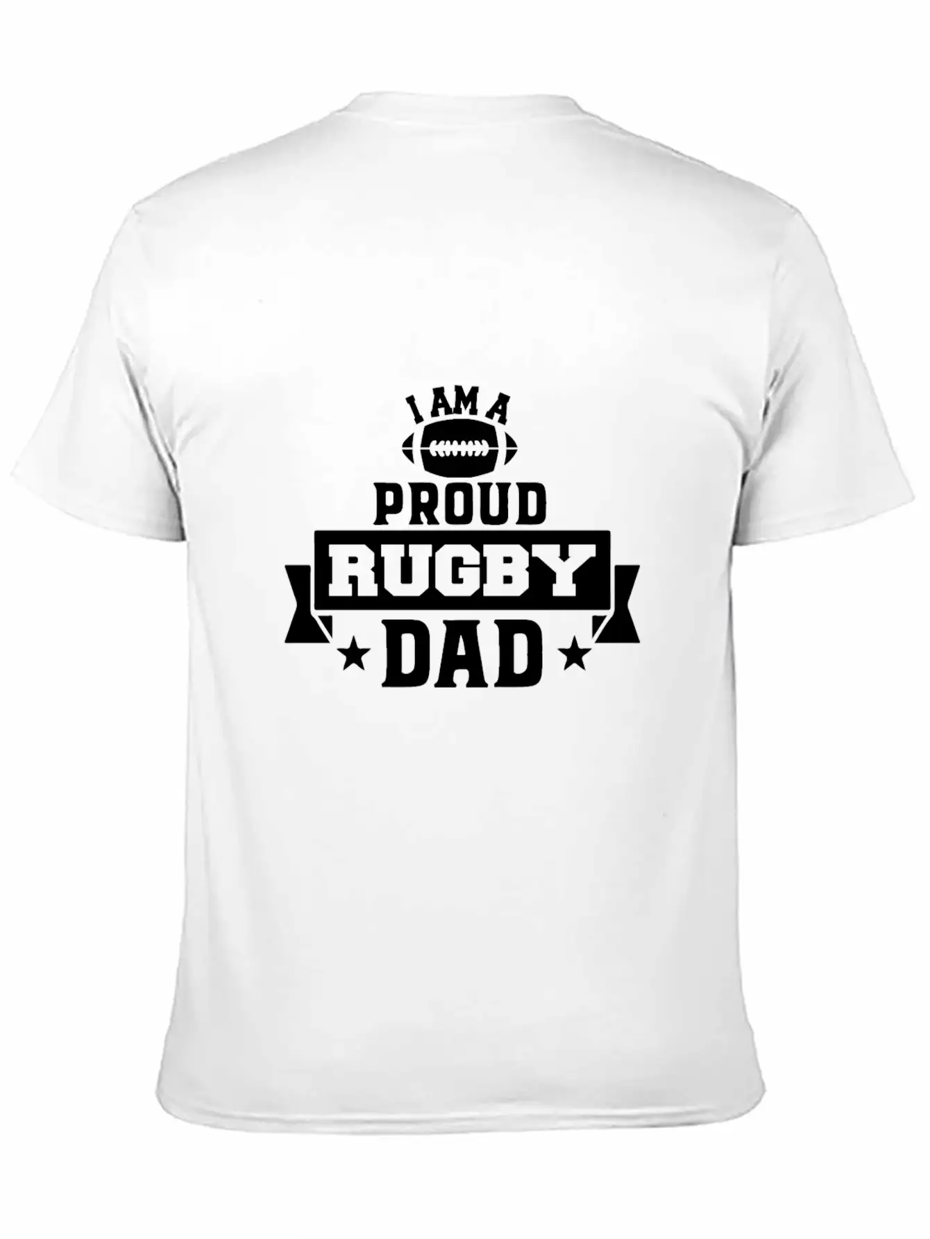 Iam Proud Rugby Dad Unisex Casual T-Shirt – Clean Design For Daily Comfort