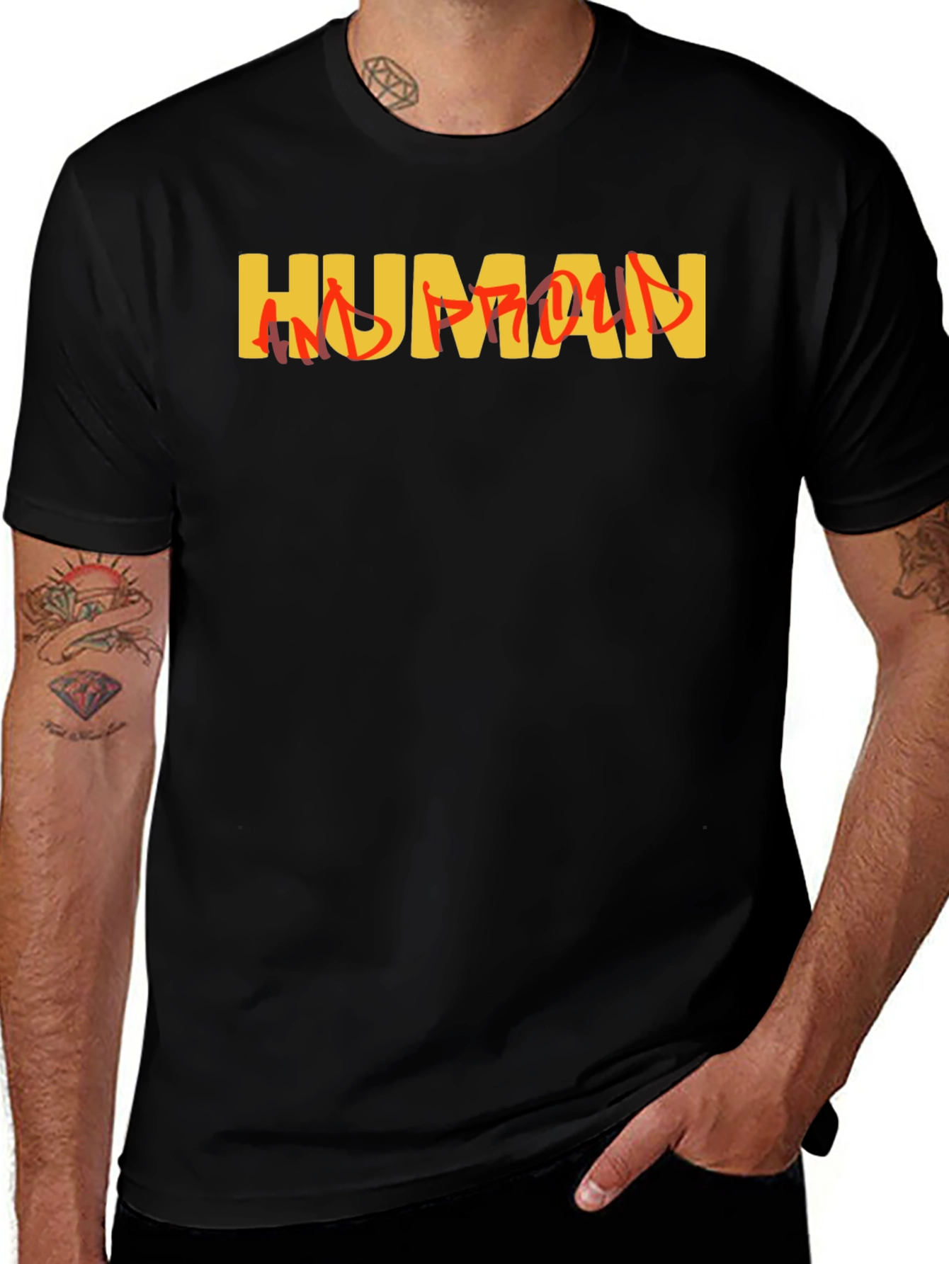 HUMAN T-Shirt - Bold Statement Tee
