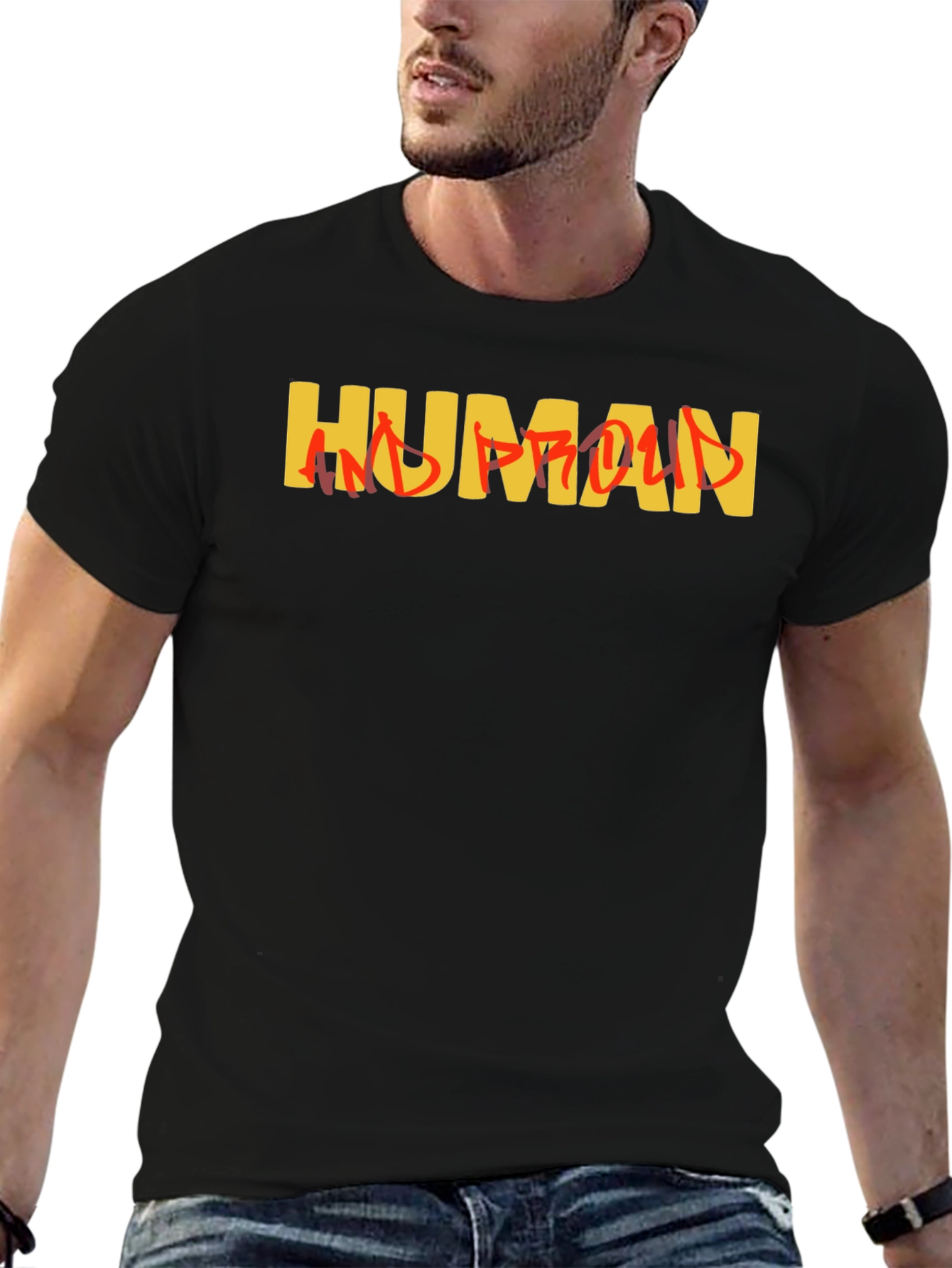 HUMAN T-Shirt - Bold Statement Tee