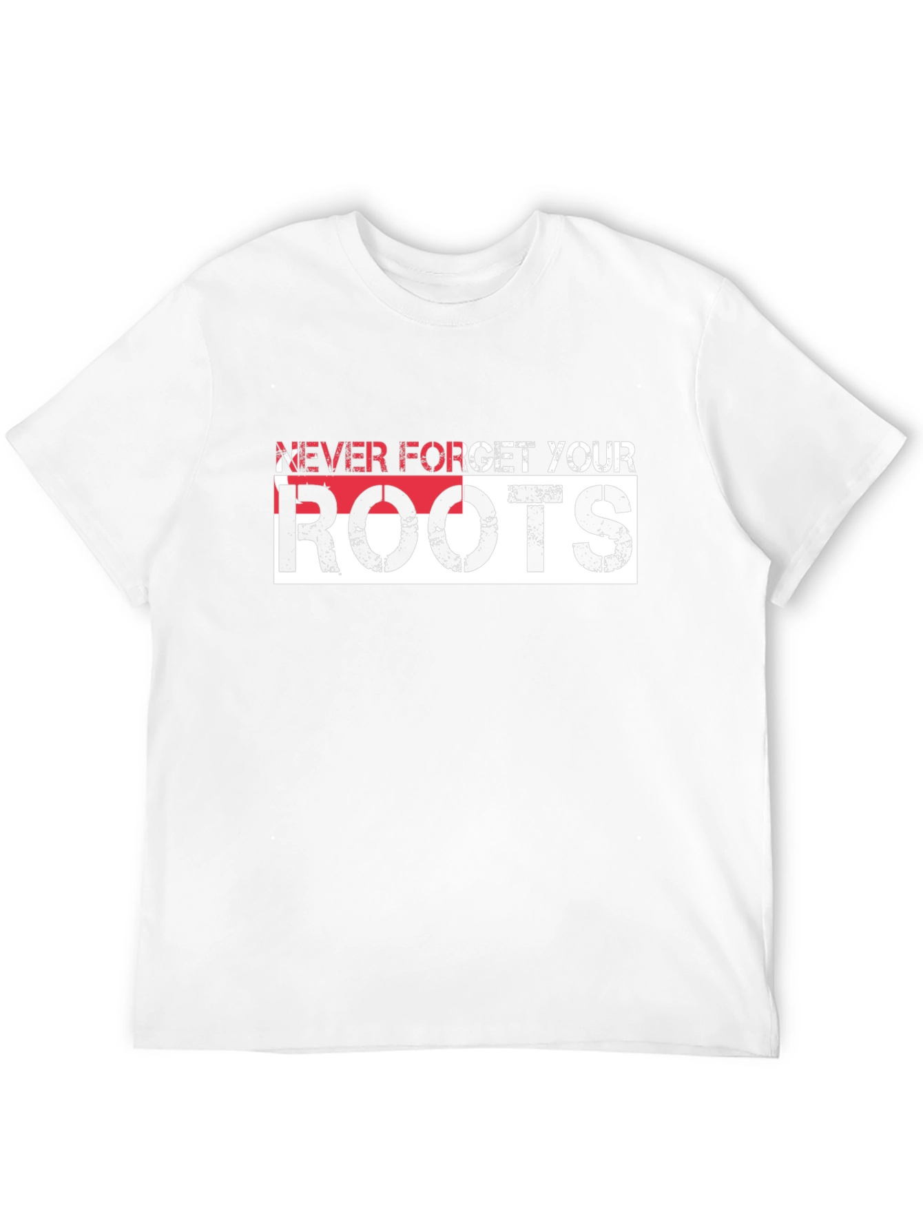 Never Forget Your Roots Black T-Shirt