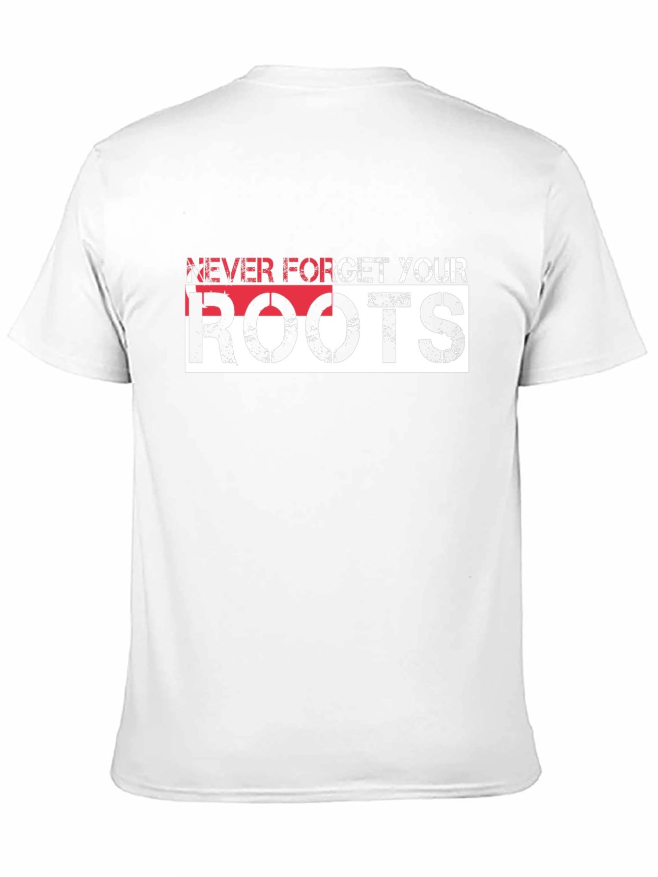 Never Forget Your Roots Black T-Shirt