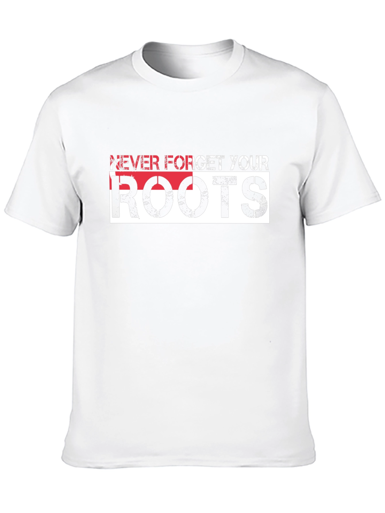 Never Forget Your Roots Black T-Shirt