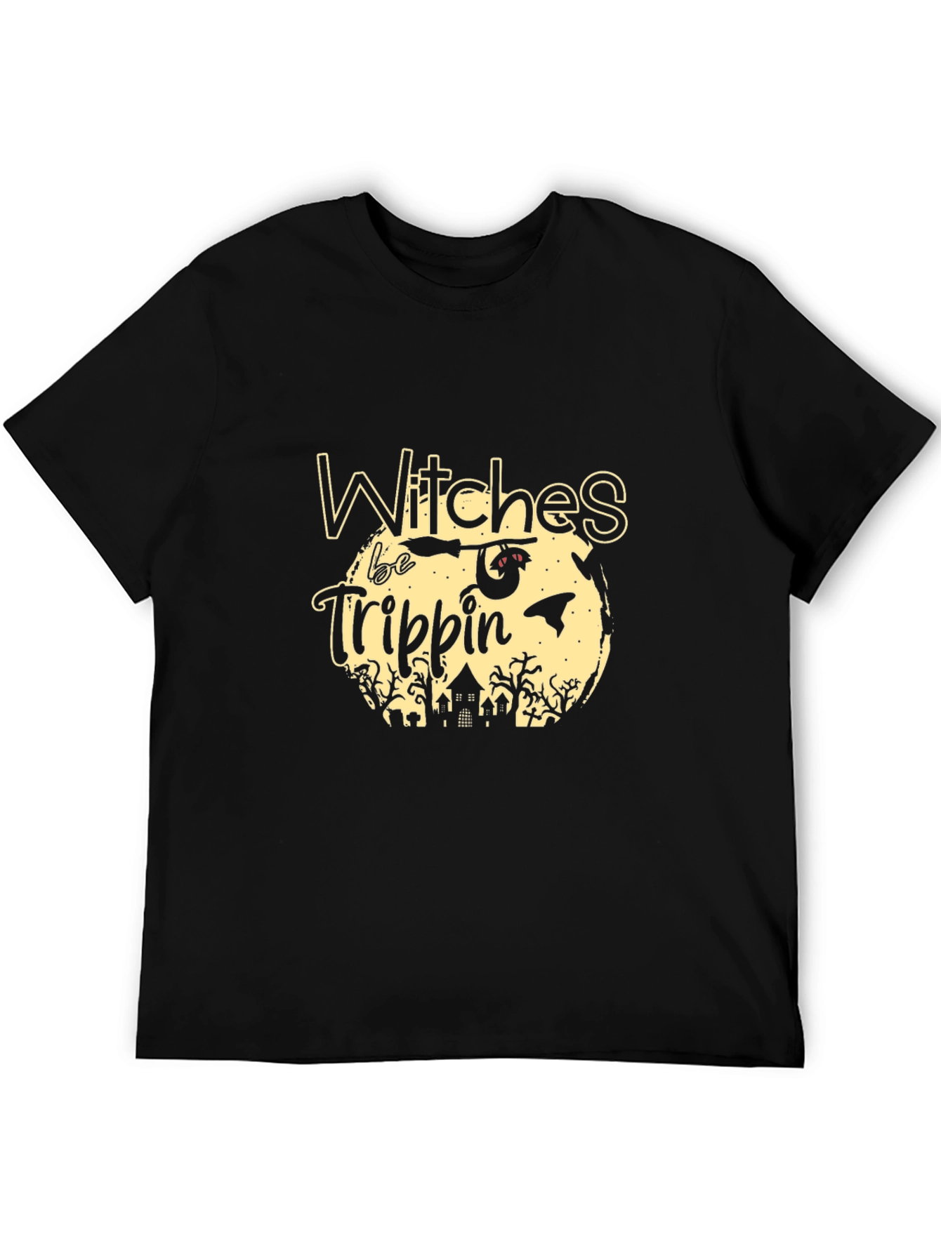 Witches Be Trippin Graphic Tee - Halloween T-Shirt