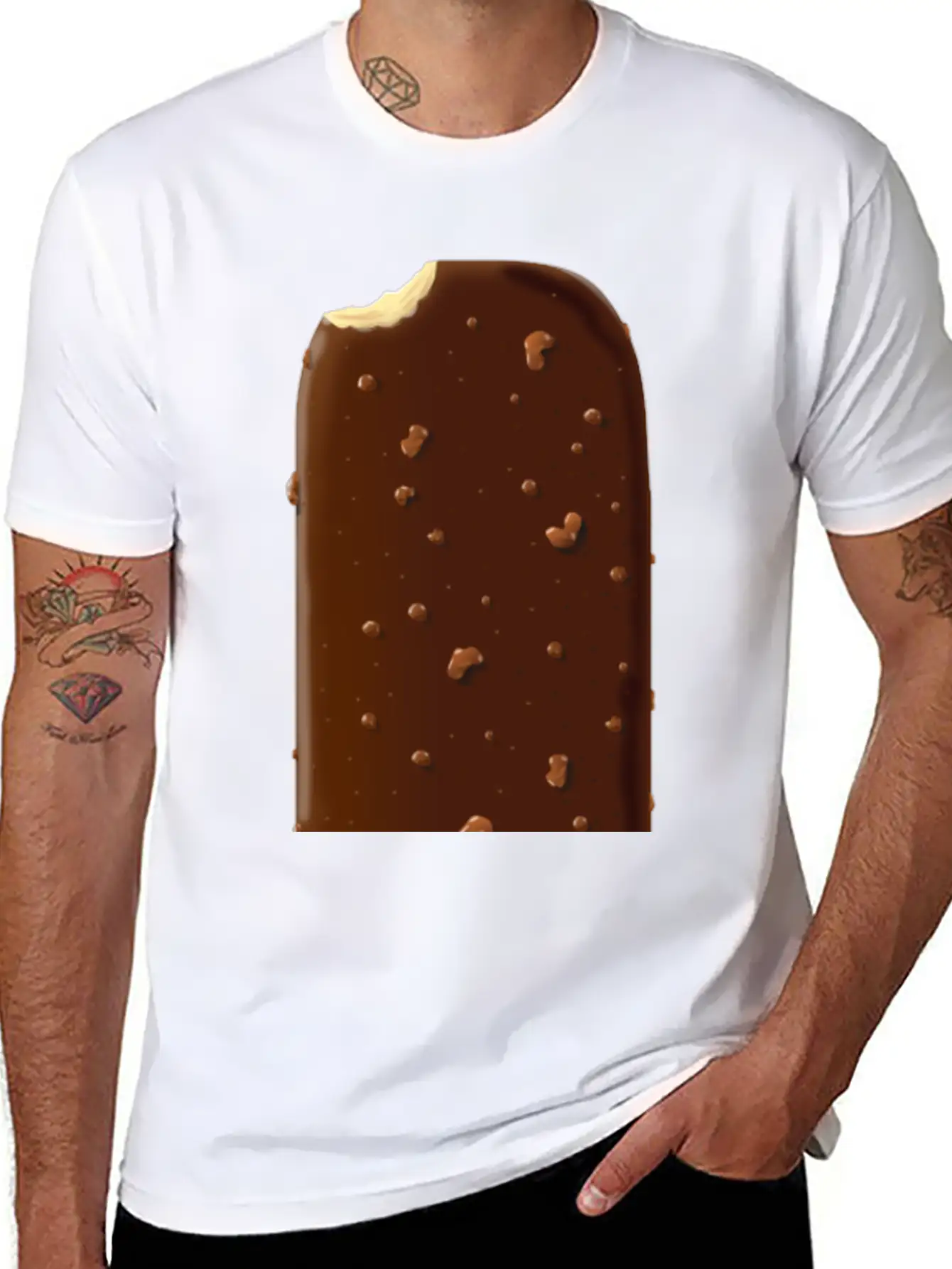 Ice Cream Unisex Casual T-Shirt – Clean Design For Daily Comfort