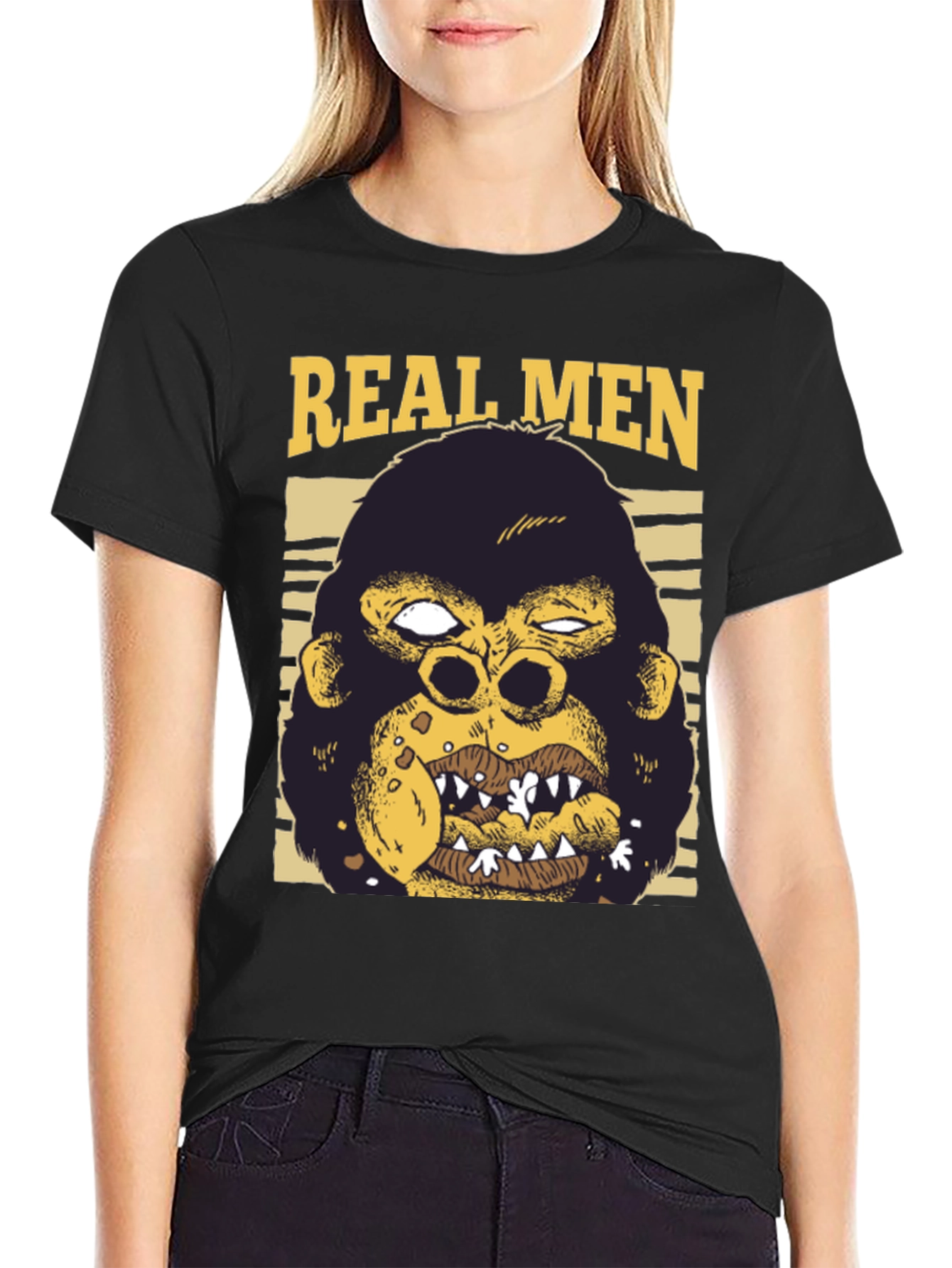 Real Men Gorilla Graphic Tee