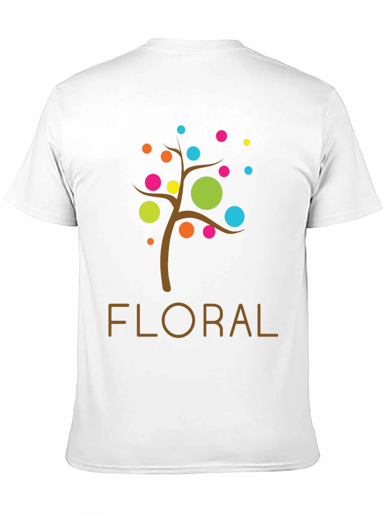 Floral Tree Graphic Tee - Modern Design