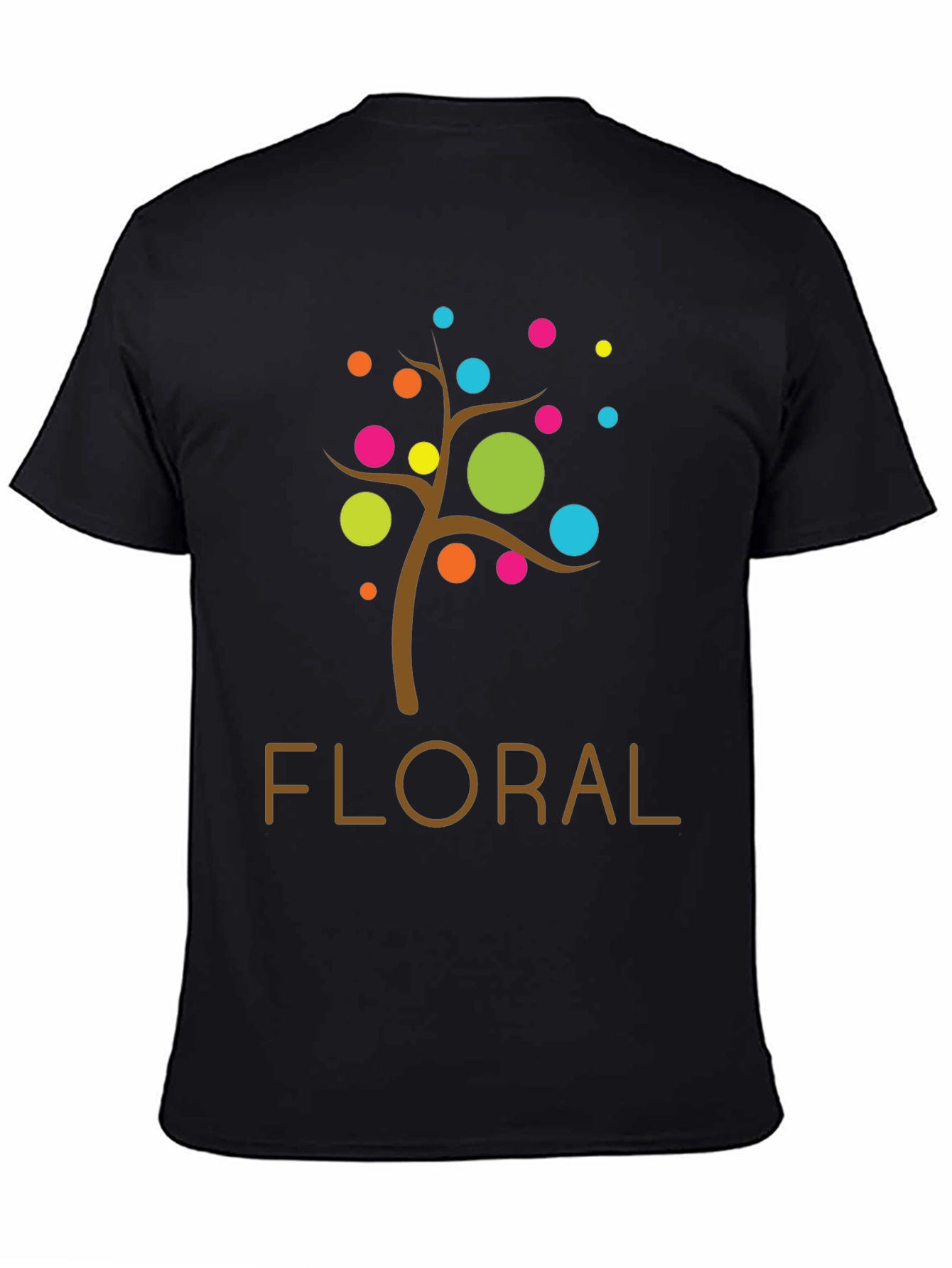 Floral Tree Graphic Tee - Modern Design