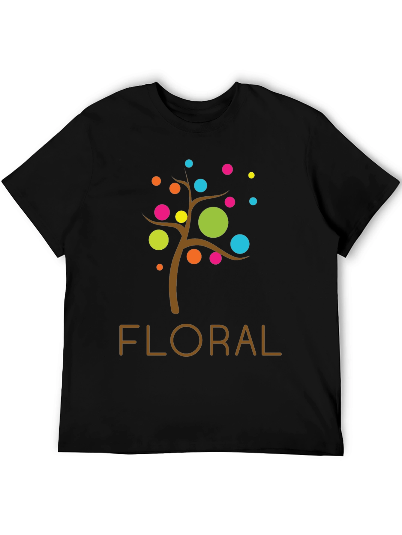 Floral Tree Graphic Tee - Modern Design