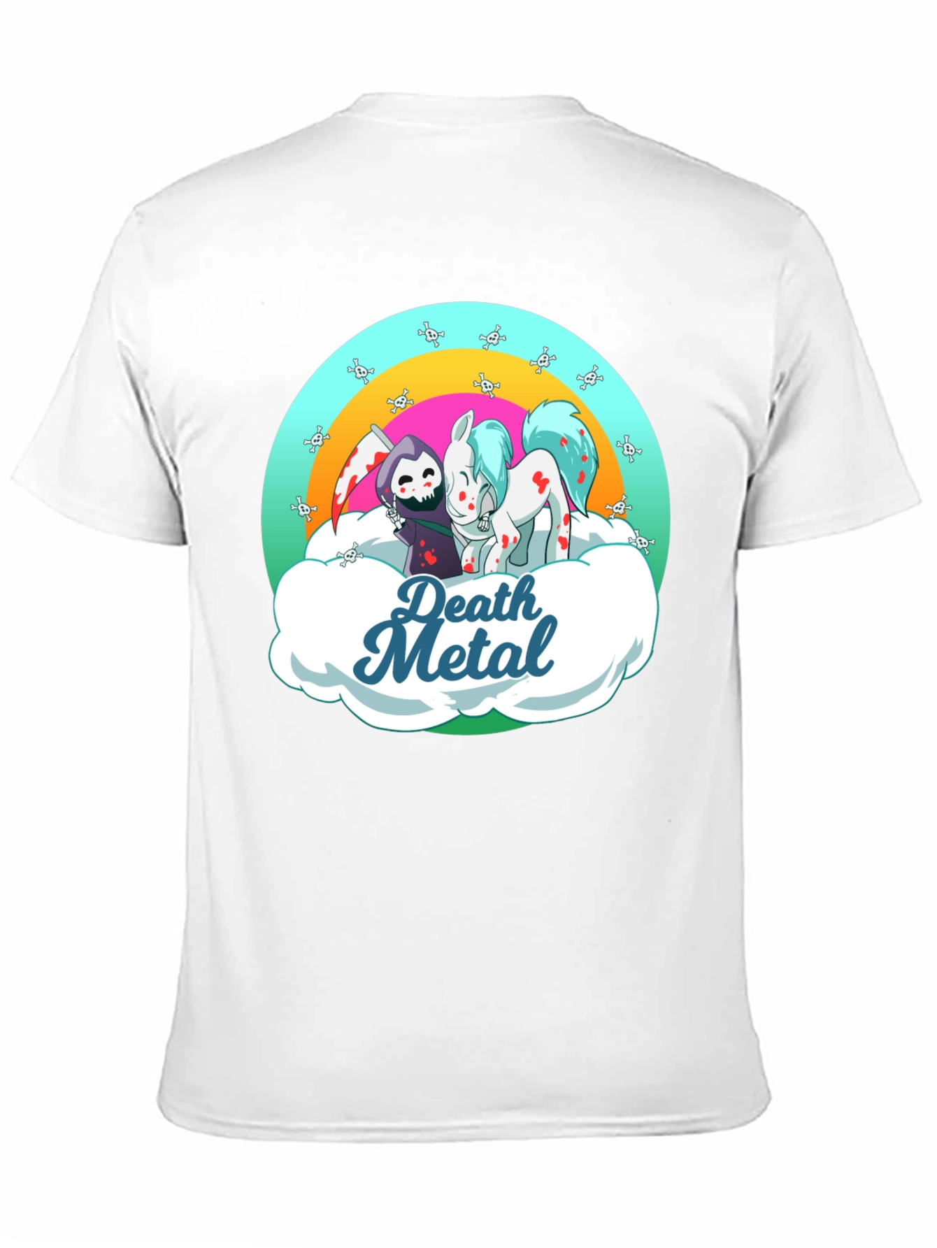 Death Metal Grim Reaper and Pony T-Shirt