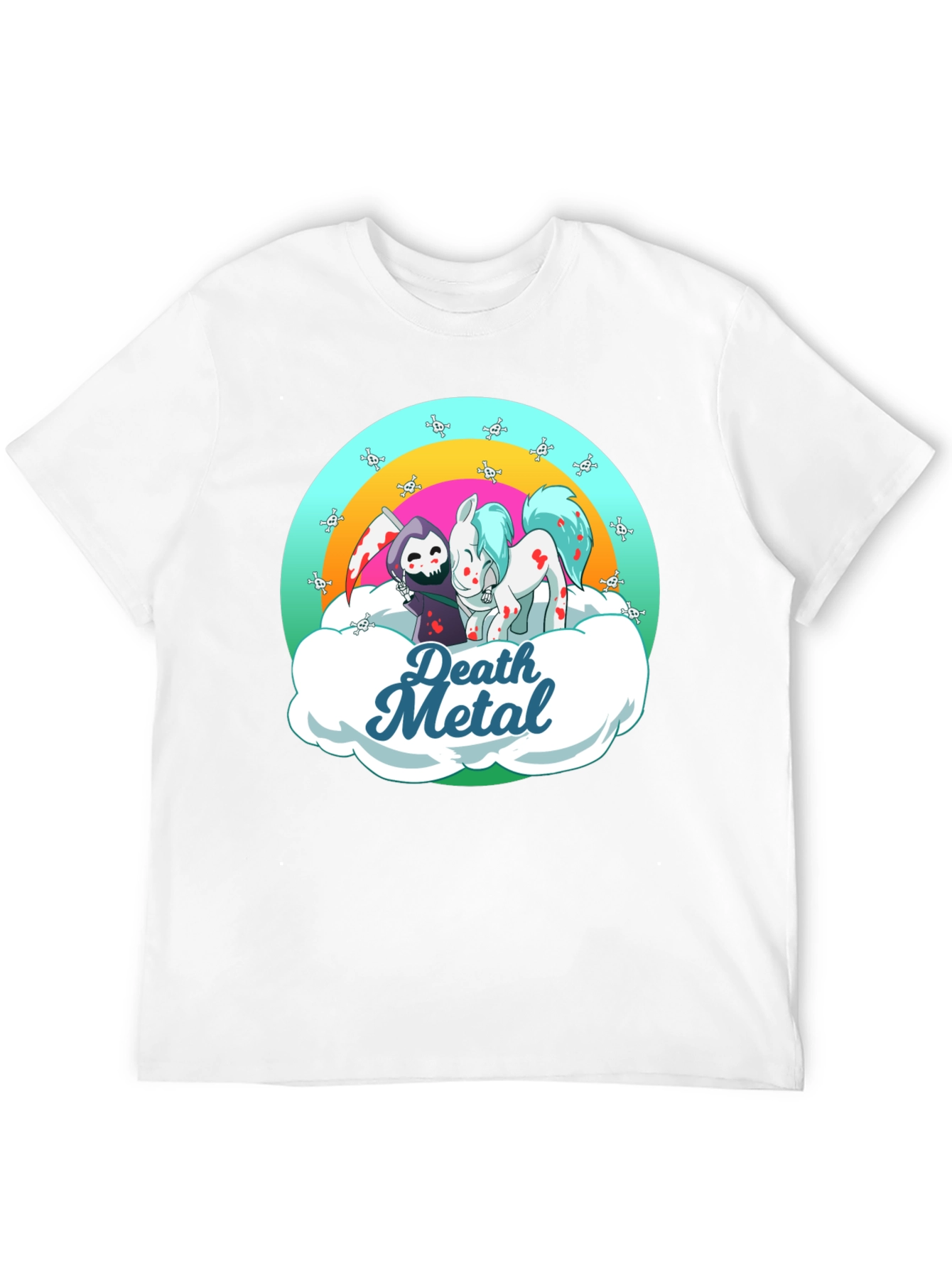 Death Metal Grim Reaper and Pony T-Shirt
