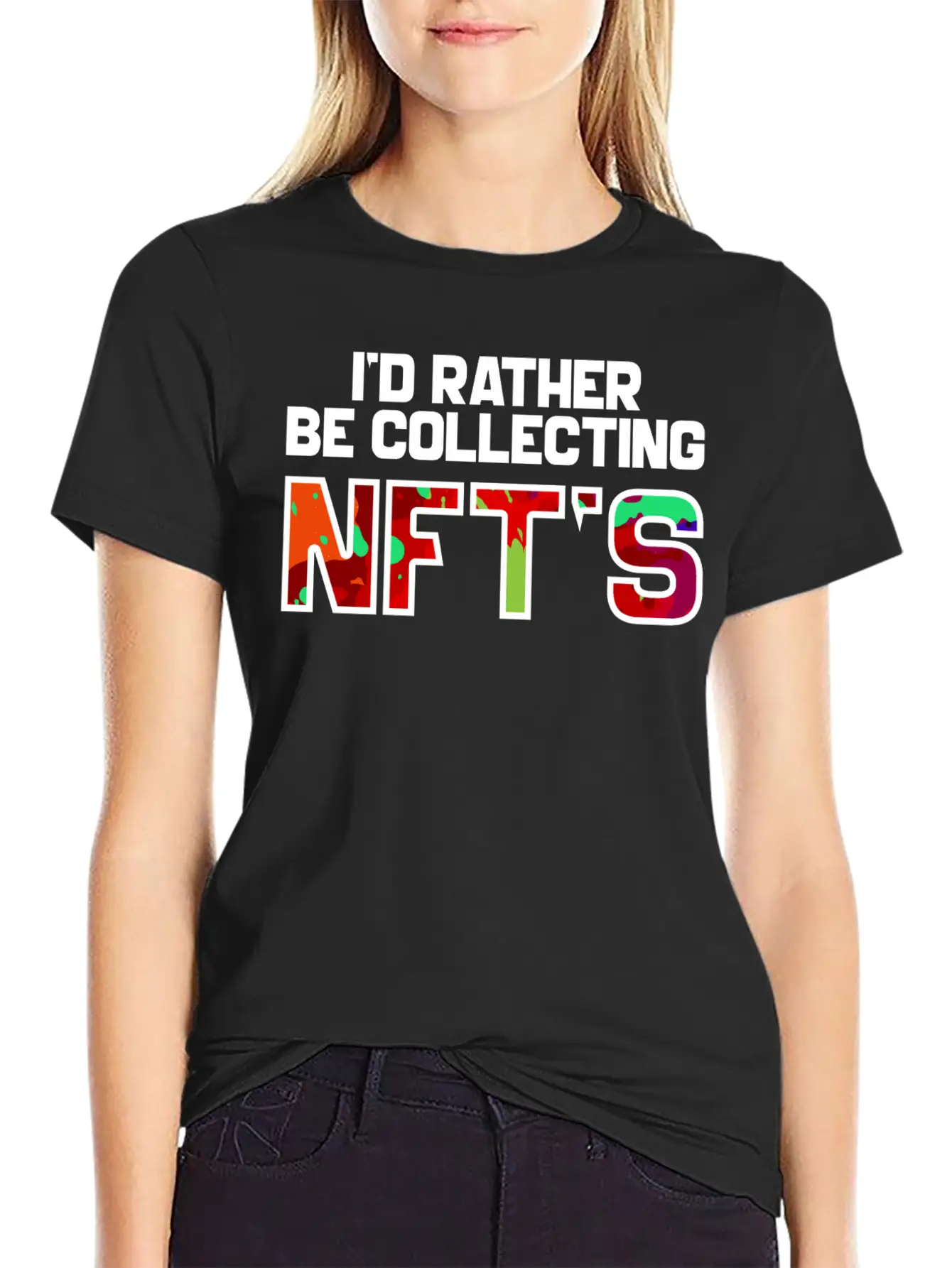 I'd Rather Be Collecting NFTs, Nft, Crypto Unisex Casual T-Shirt – Clean Design For Daily Comfort