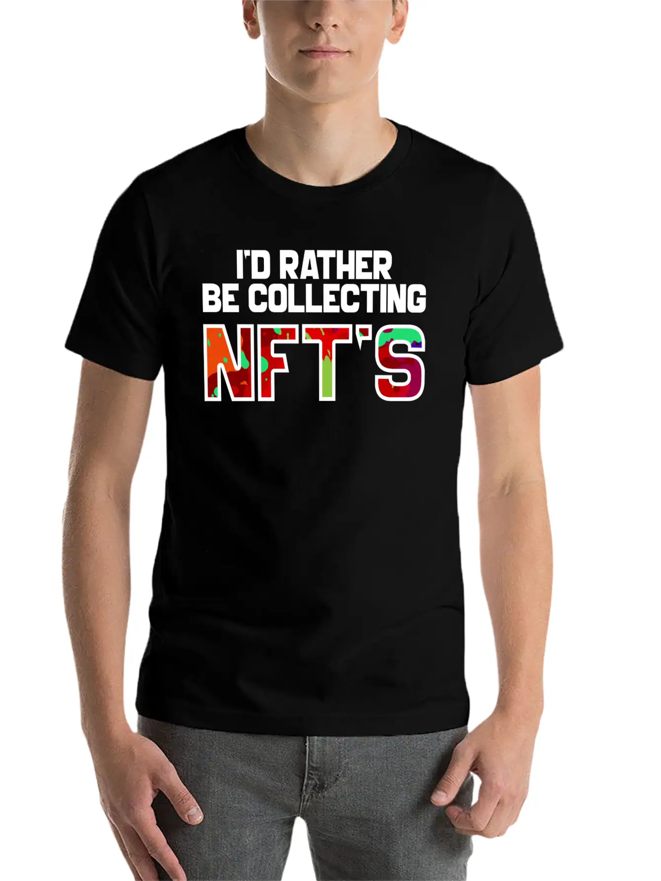 I'd Rather Be Collecting NFTs, Nft, Crypto Unisex Casual T-Shirt – Clean Design For Daily Comfort