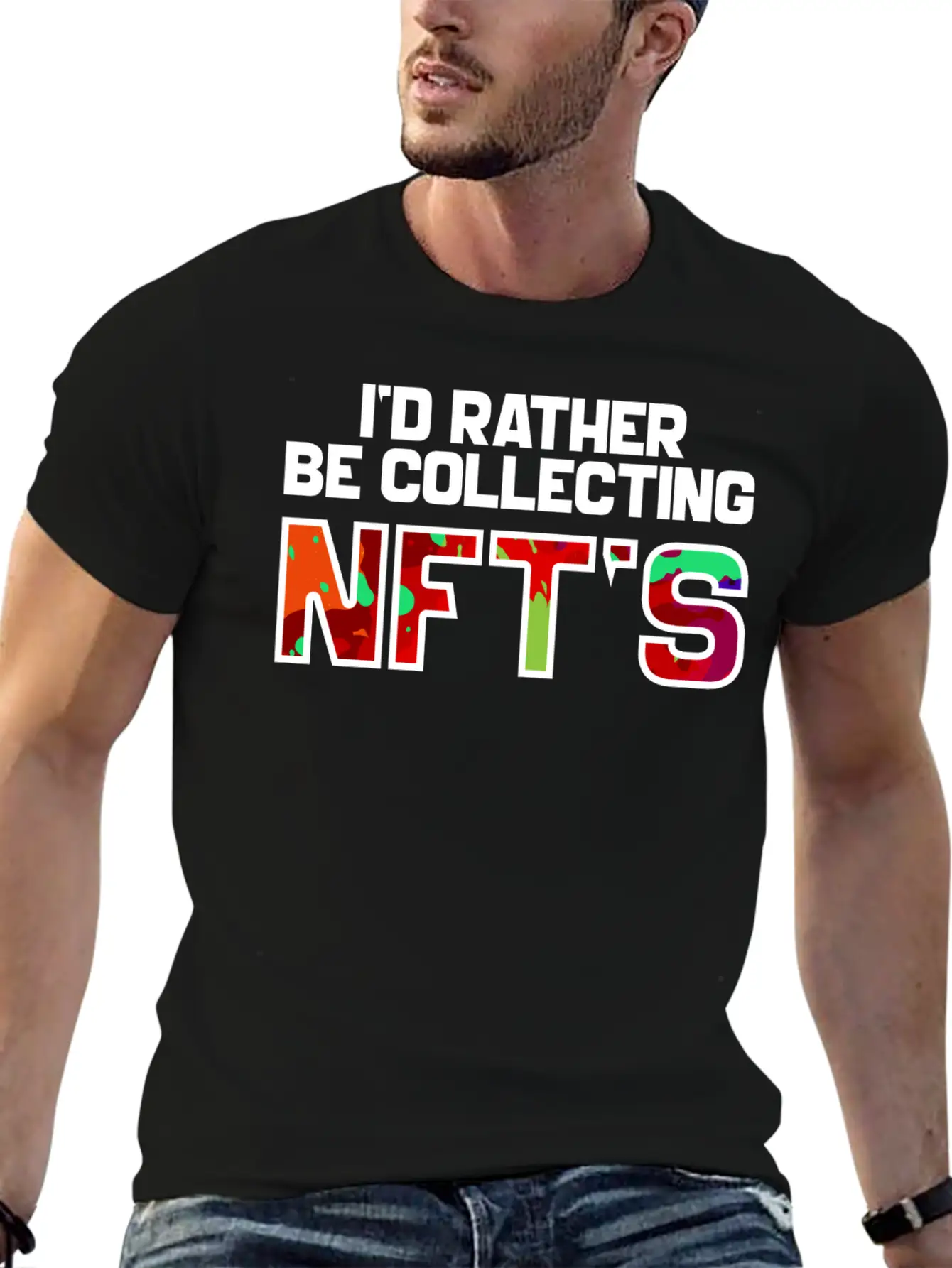 I'd Rather Be Collecting NFTs, Nft, Crypto Unisex Casual T-Shirt – Clean Design For Daily Comfort