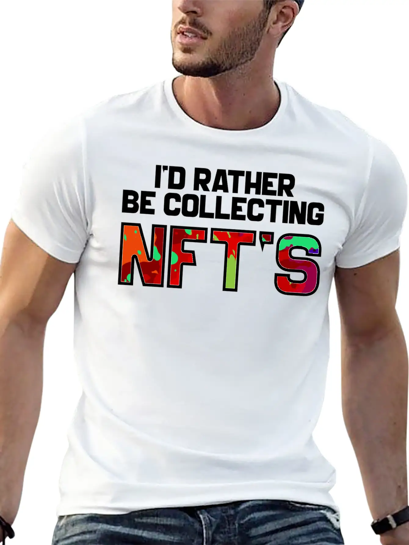I'd Rather Be Collecting NFTs, Nft, Crypto Unisex Casual T-Shirt – Clean Design For Daily Comfort