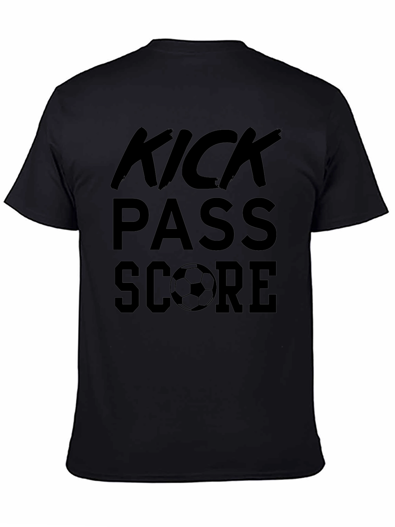 Kick Pass Score Soccer T-Shirt