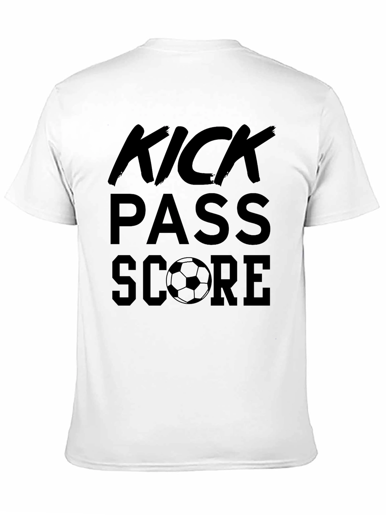 Kick Pass Score Soccer T-Shirt