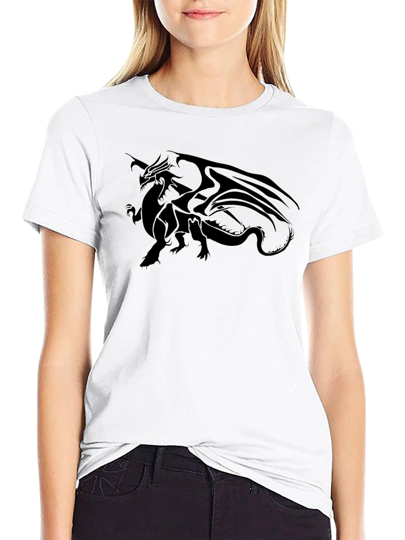 Black Dragon Graphic Tee - Mens Short Sleeve