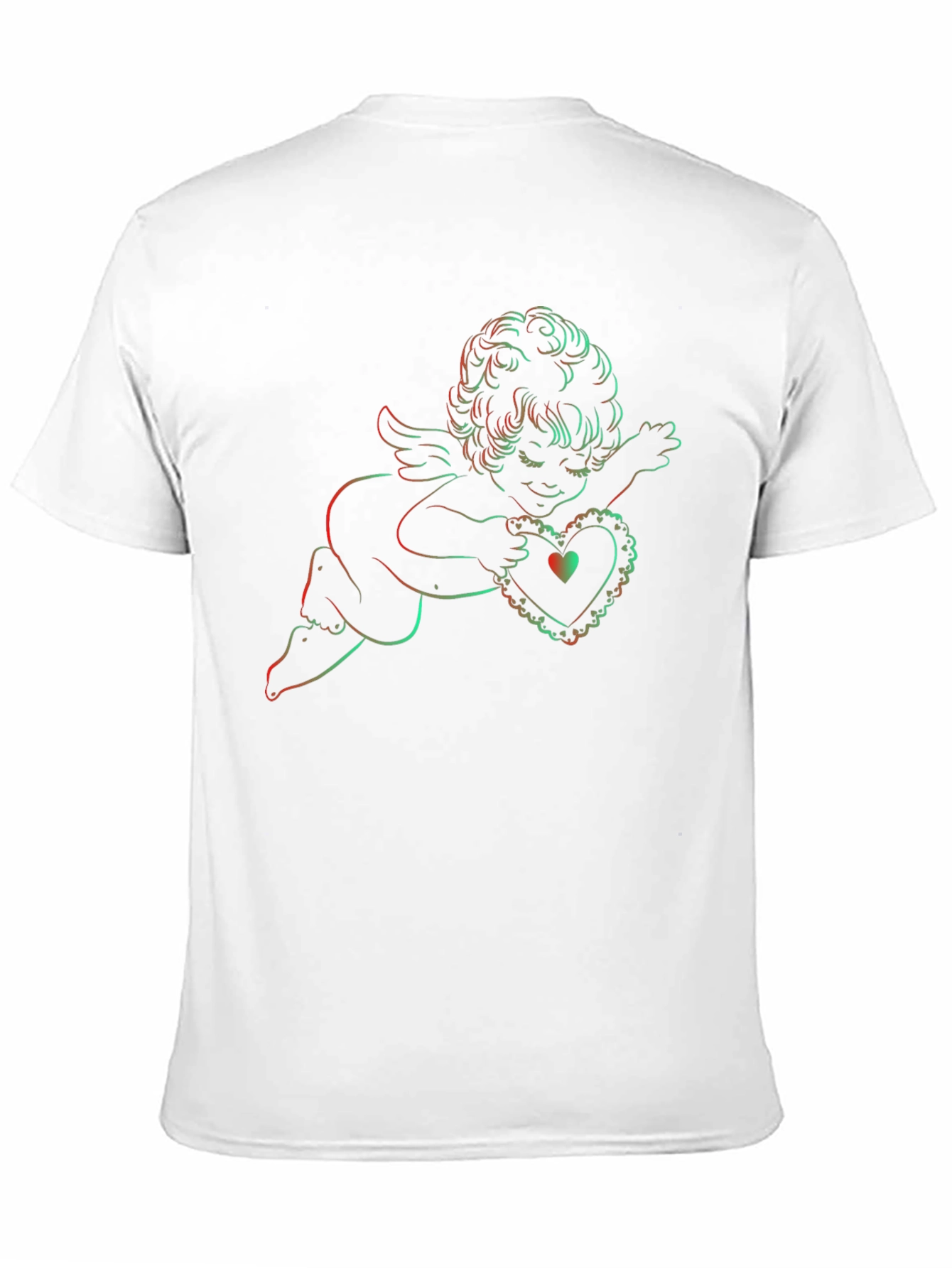 Cherub Heart Graphic Tee - Black