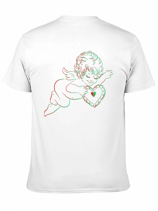 Cherub Heart Graphic Tee - Black