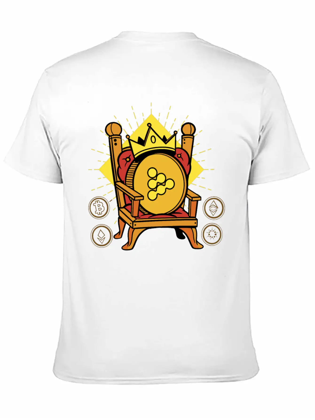 IExec RLC Is King Crypto Unisex Casual T-Shirt – Clean Design For Daily Comfort