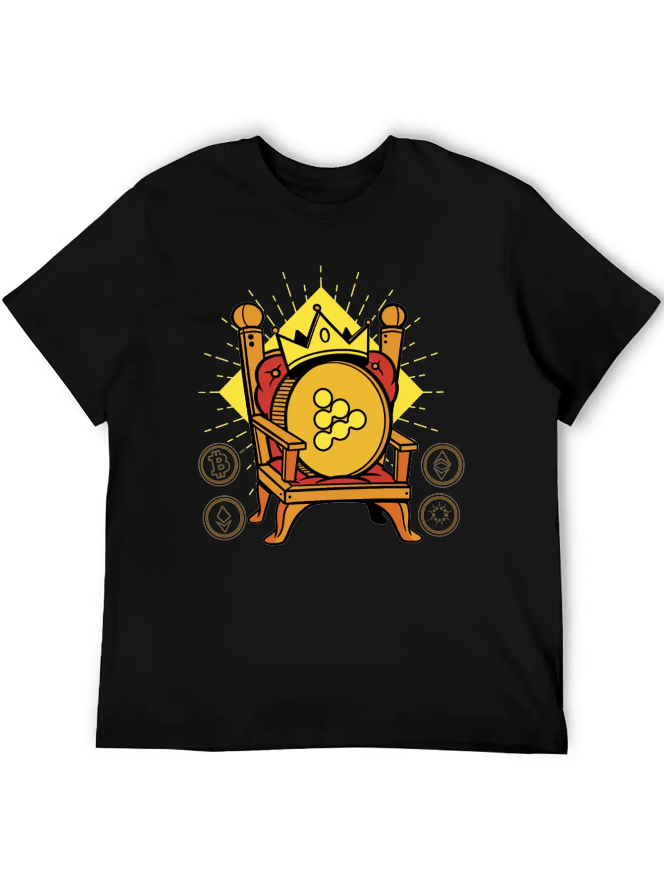 IExec RLC Is King Crypto Unisex Casual T-Shirt – Clean Design For Daily Comfort