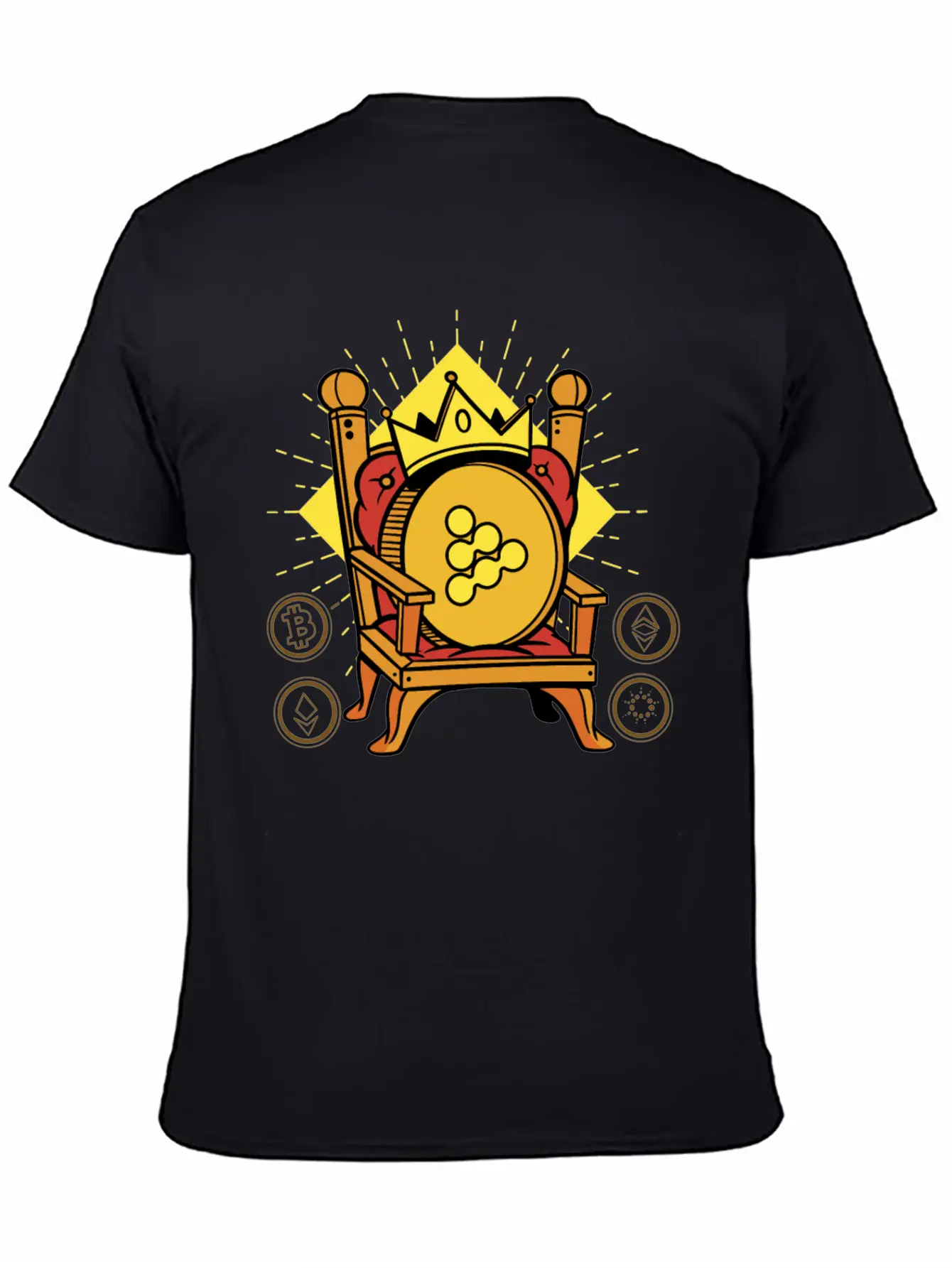 IExec RLC Is King Crypto Unisex Casual T-Shirt – Clean Design For Daily Comfort