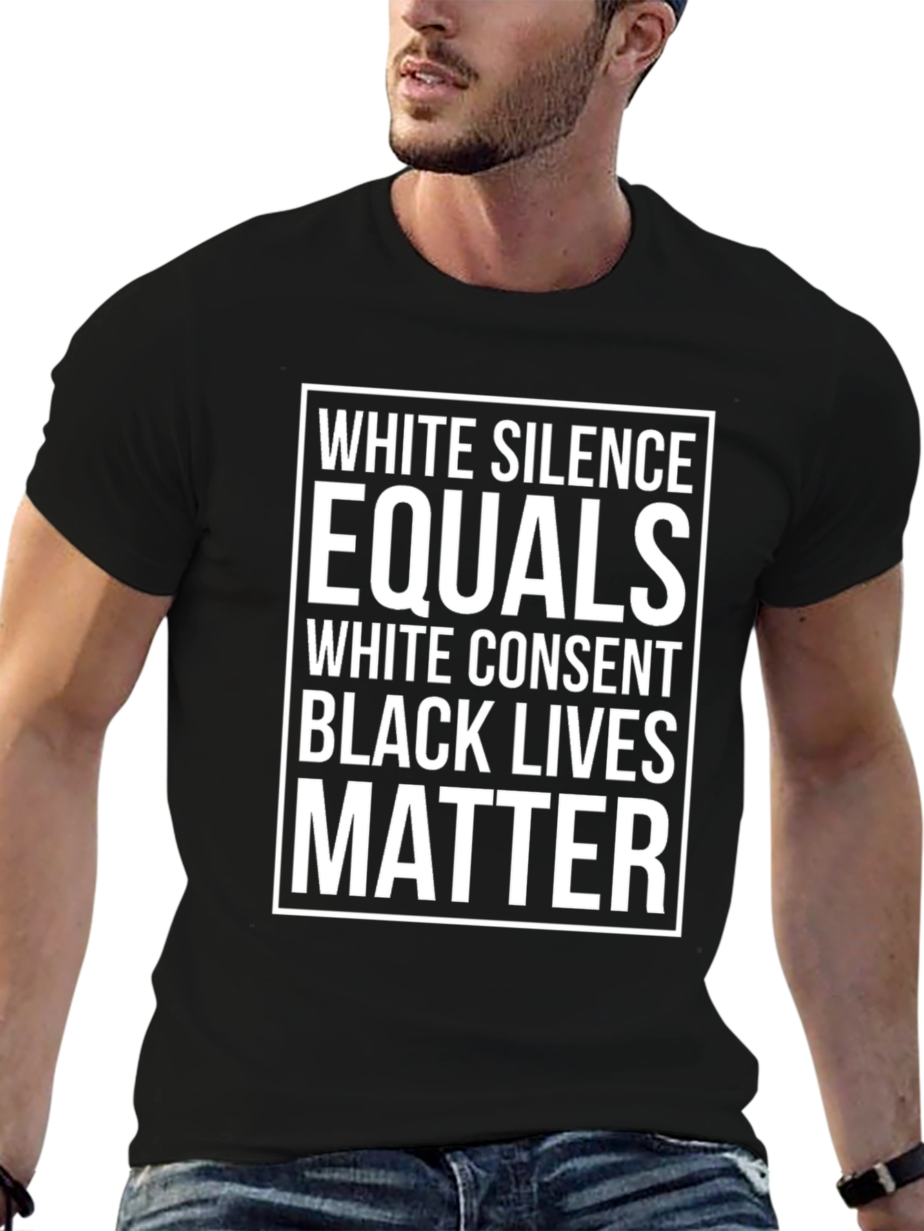 White Silence Equals White Consent Black Lives Matter Tee