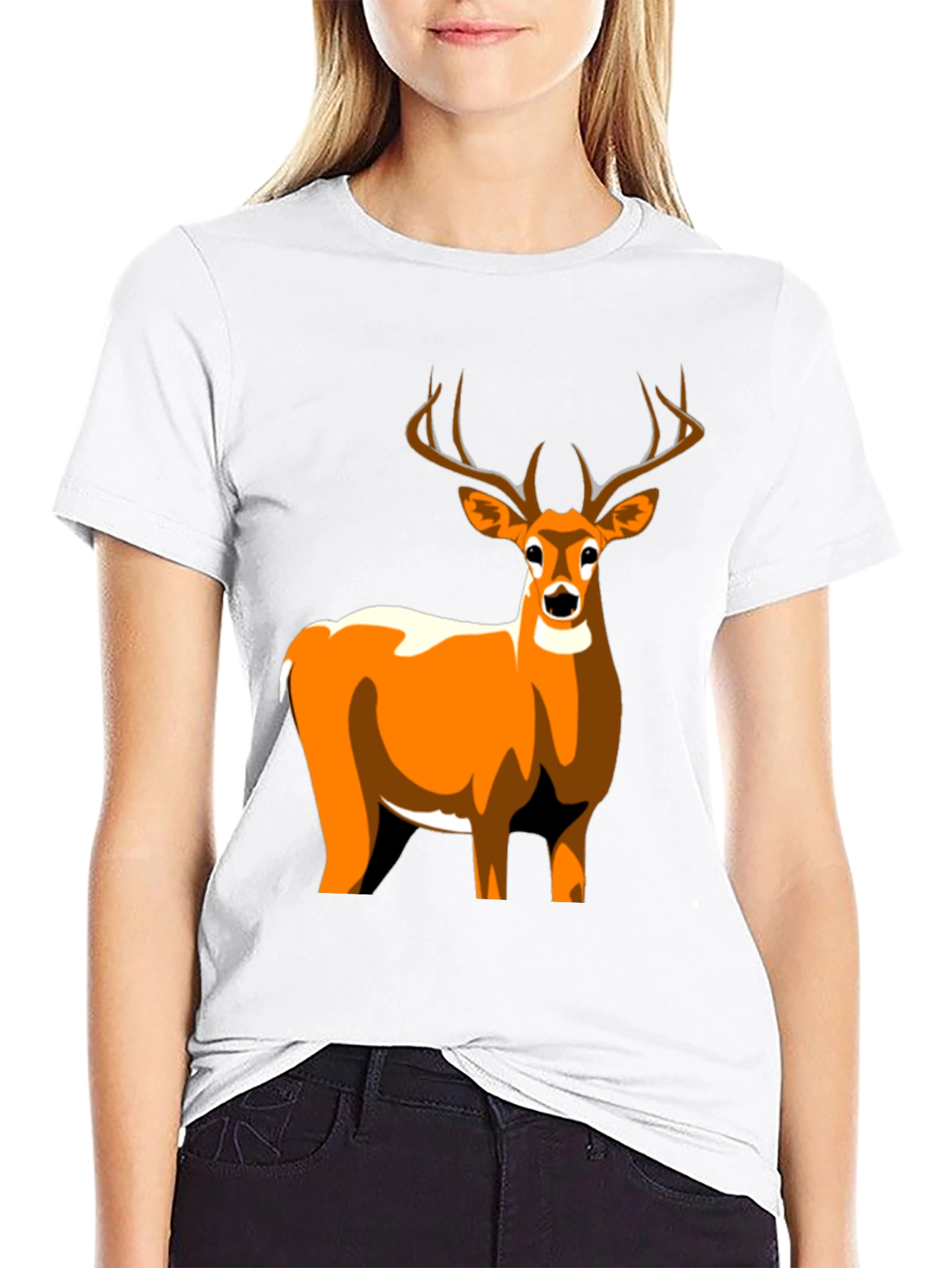 Deer Graphic Tee - Stylish Mens T-Shirt