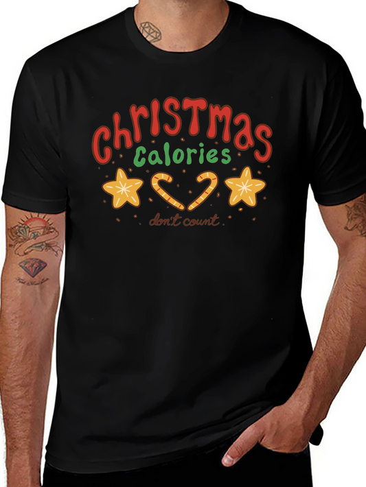 Christmas Calories Dont Count Graphic T-Shirt