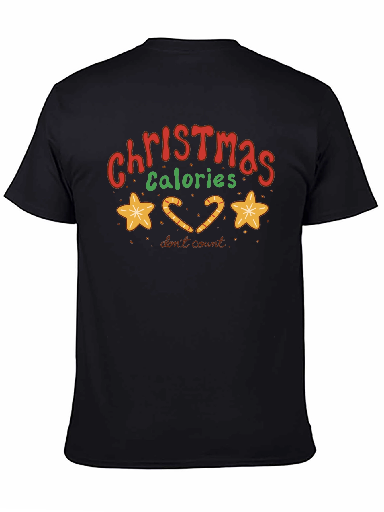 Christmas Calories Dont Count Graphic T-Shirt