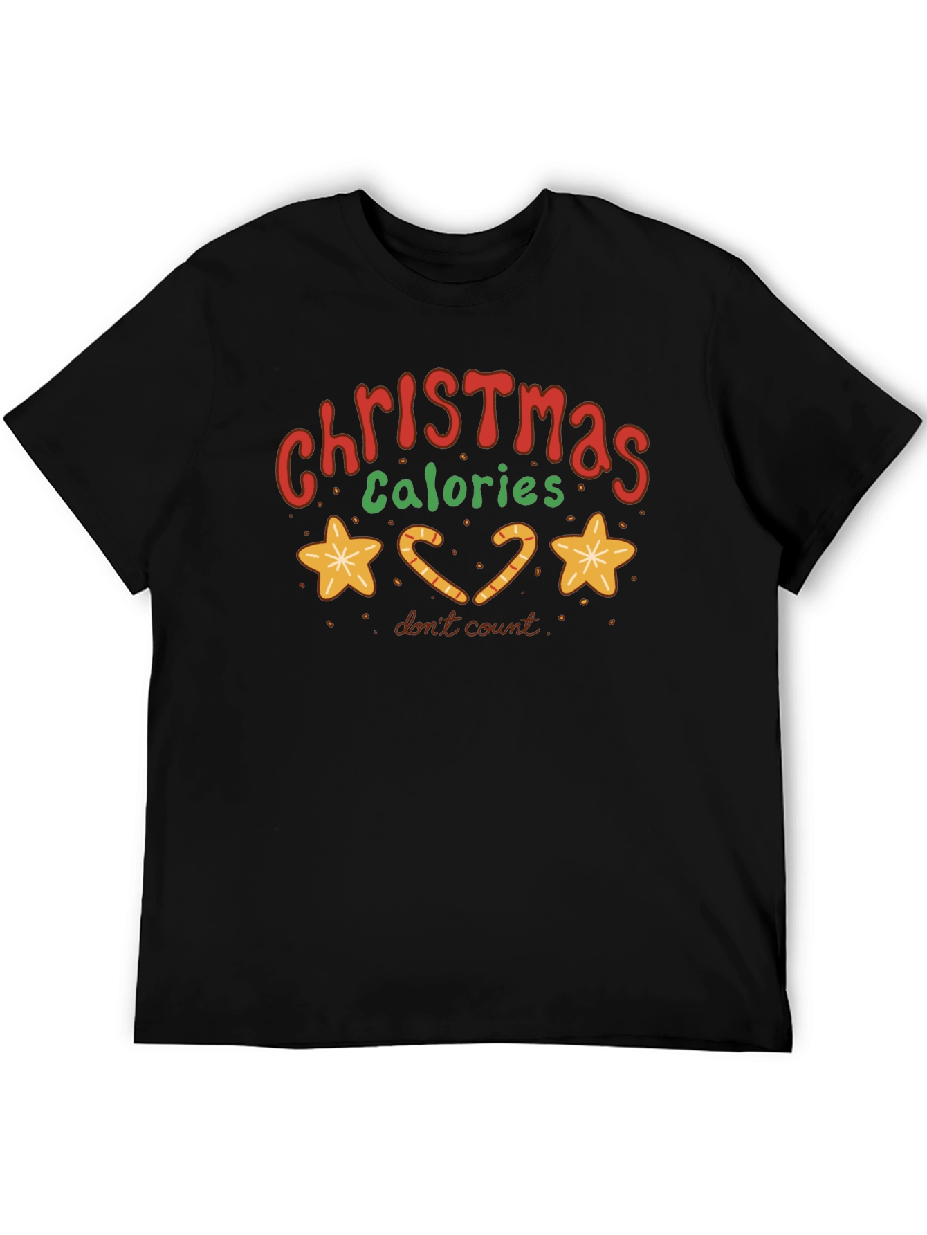 Christmas Calories Dont Count Graphic T-Shirt