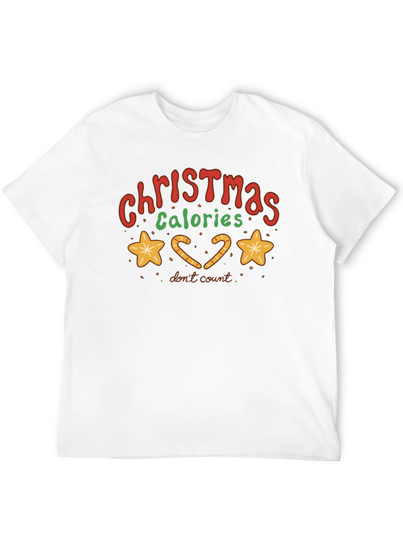 Christmas Calories Dont Count Graphic T-Shirt