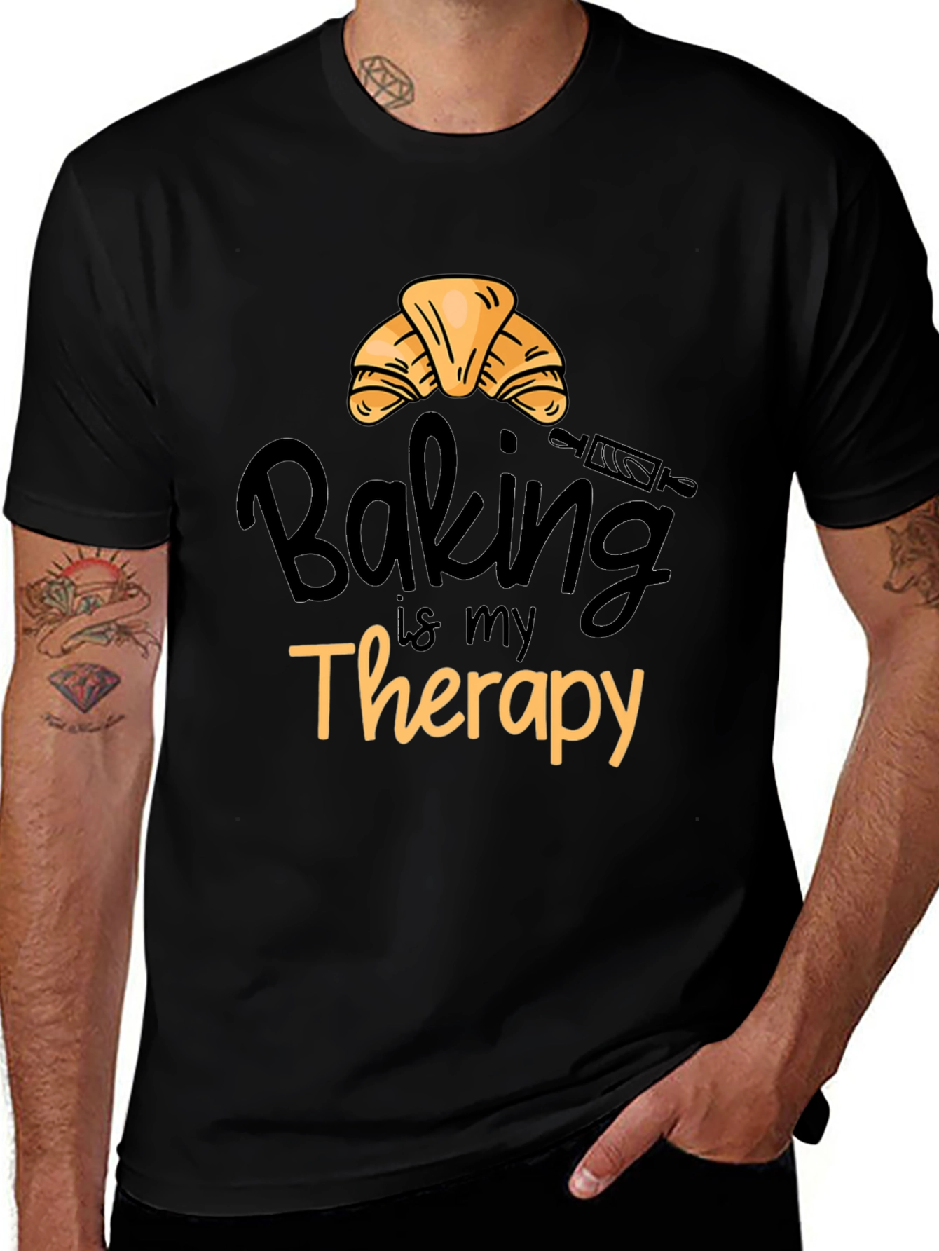 Baking is My Therapy Tee