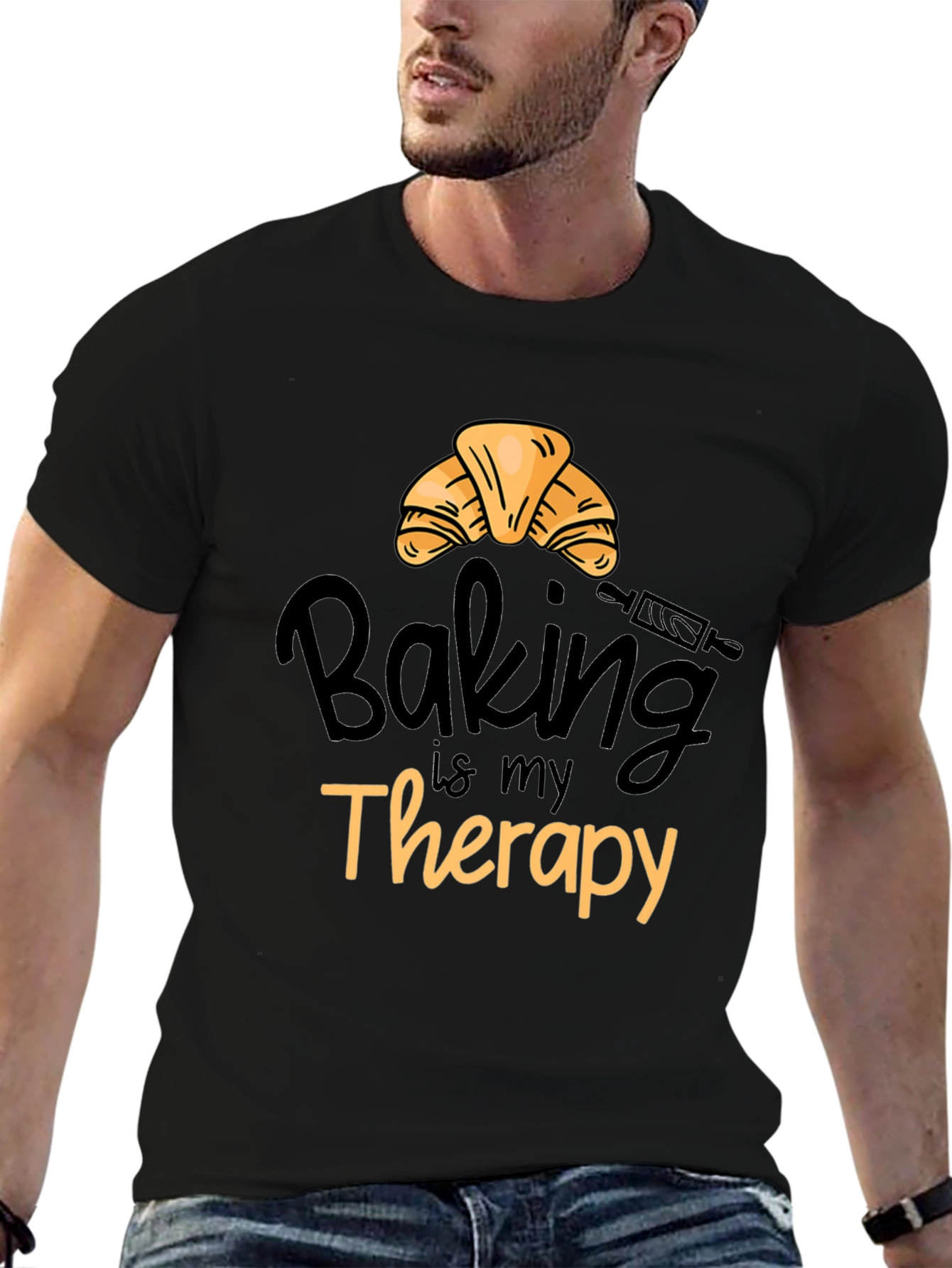Baking is My Therapy Tee