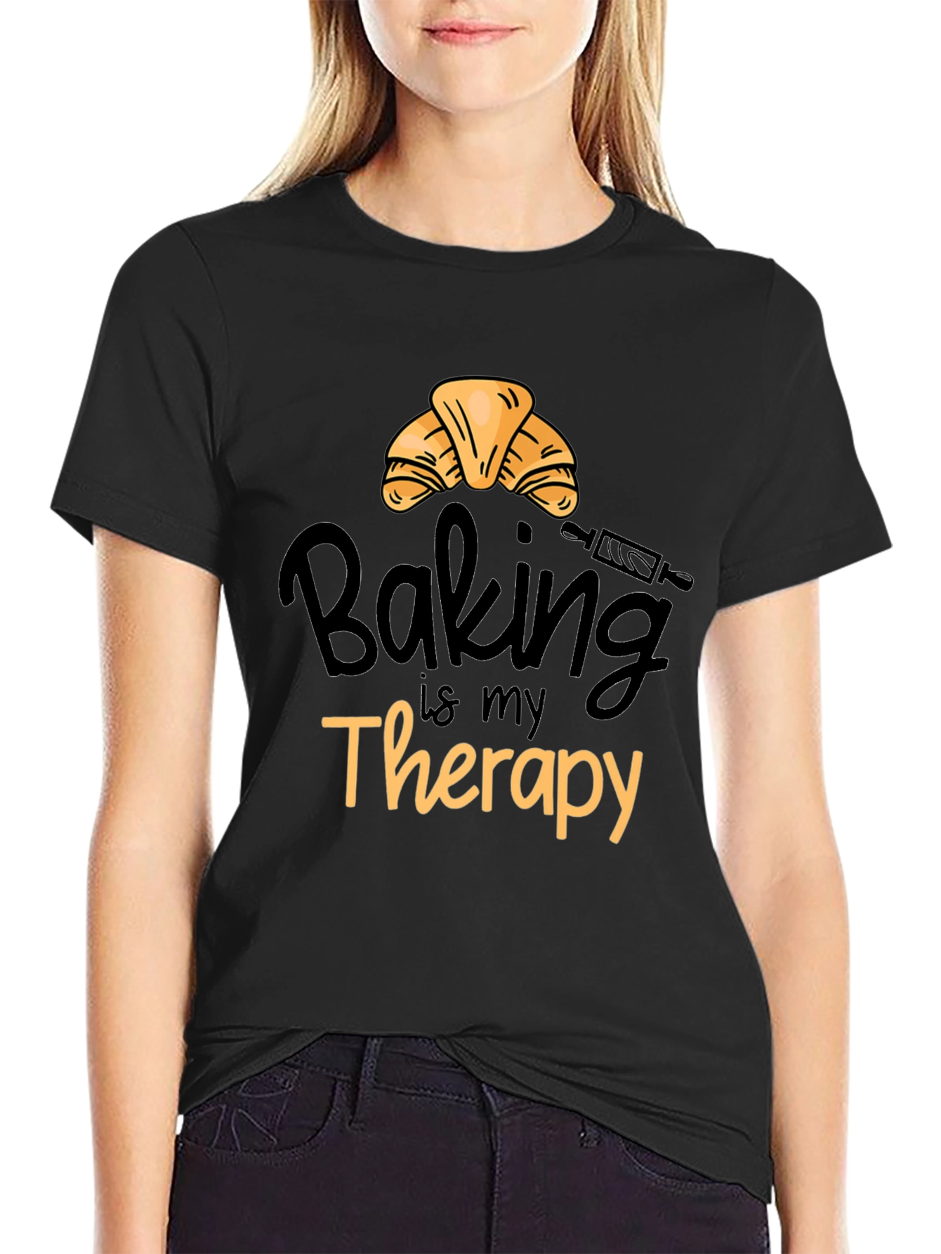 Baking is My Therapy Tee