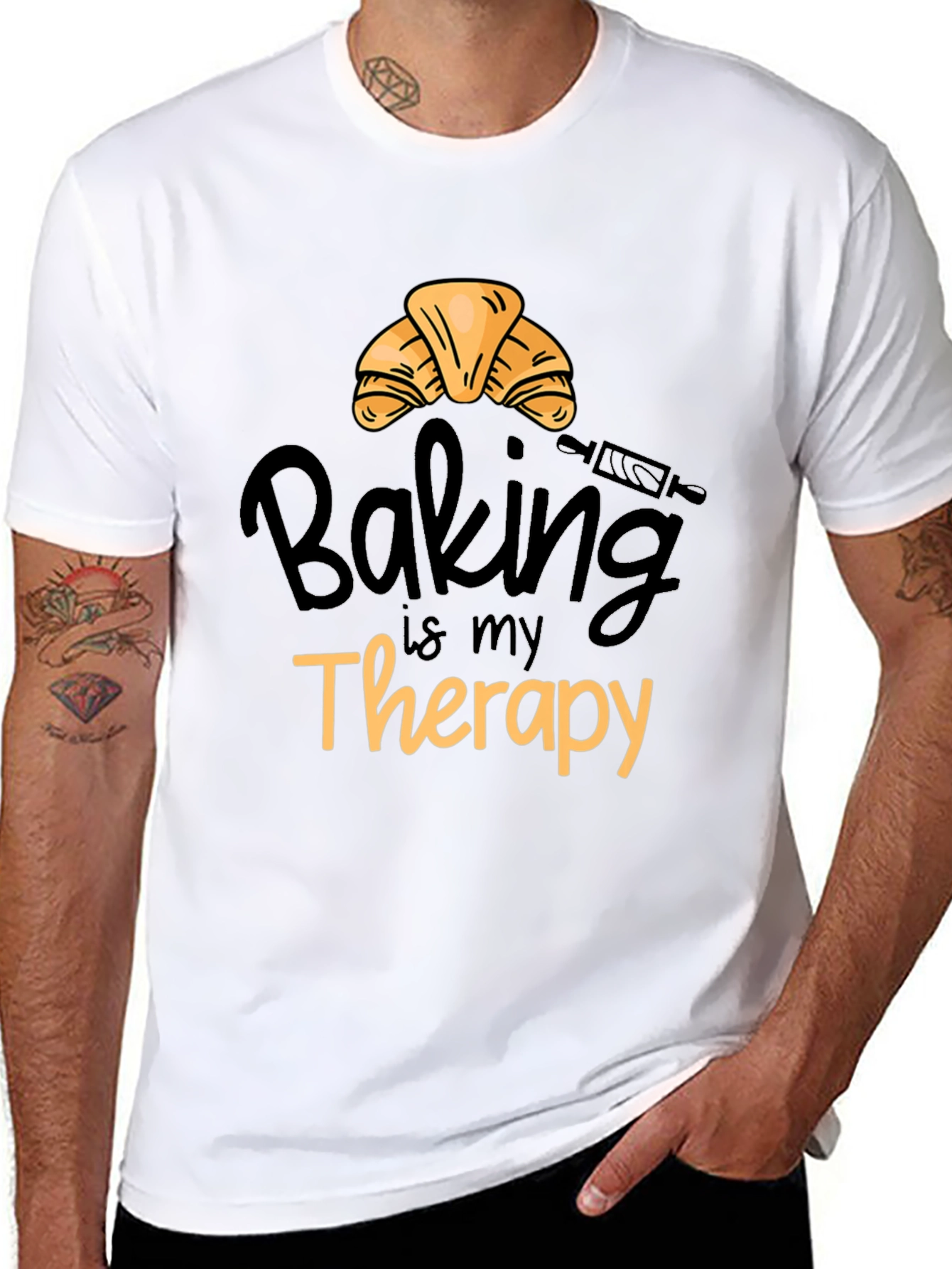 Baking is My Therapy Tee