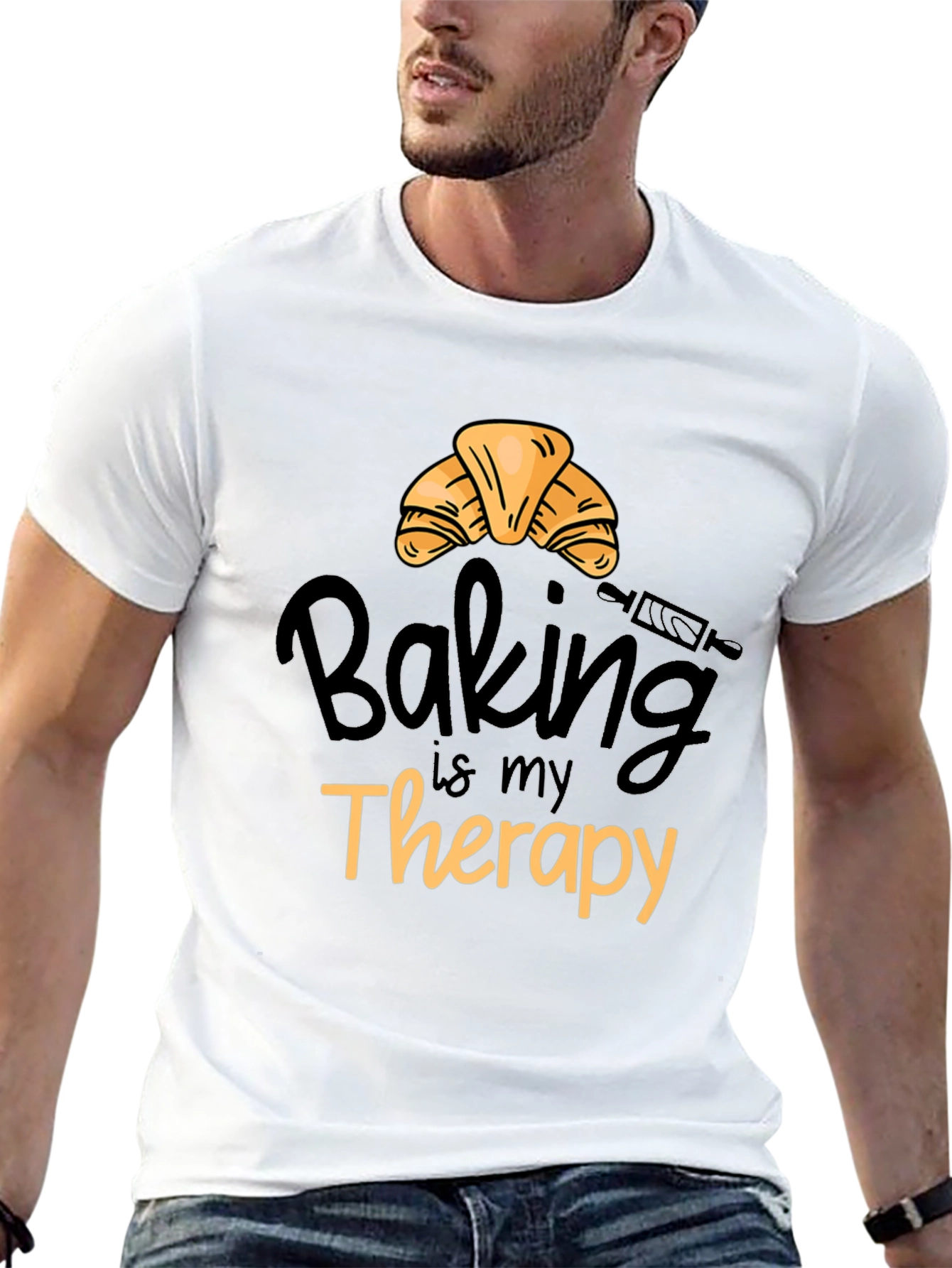 Baking is My Therapy Tee